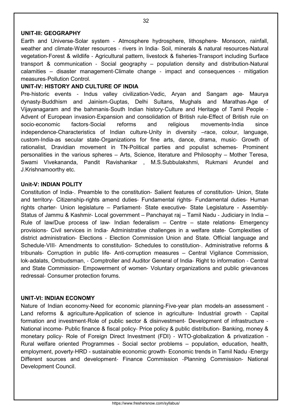 TNPSC Junior Scientific Officer Syllabus & Exam Pattern PDF (Paper I, II)  - Page 7