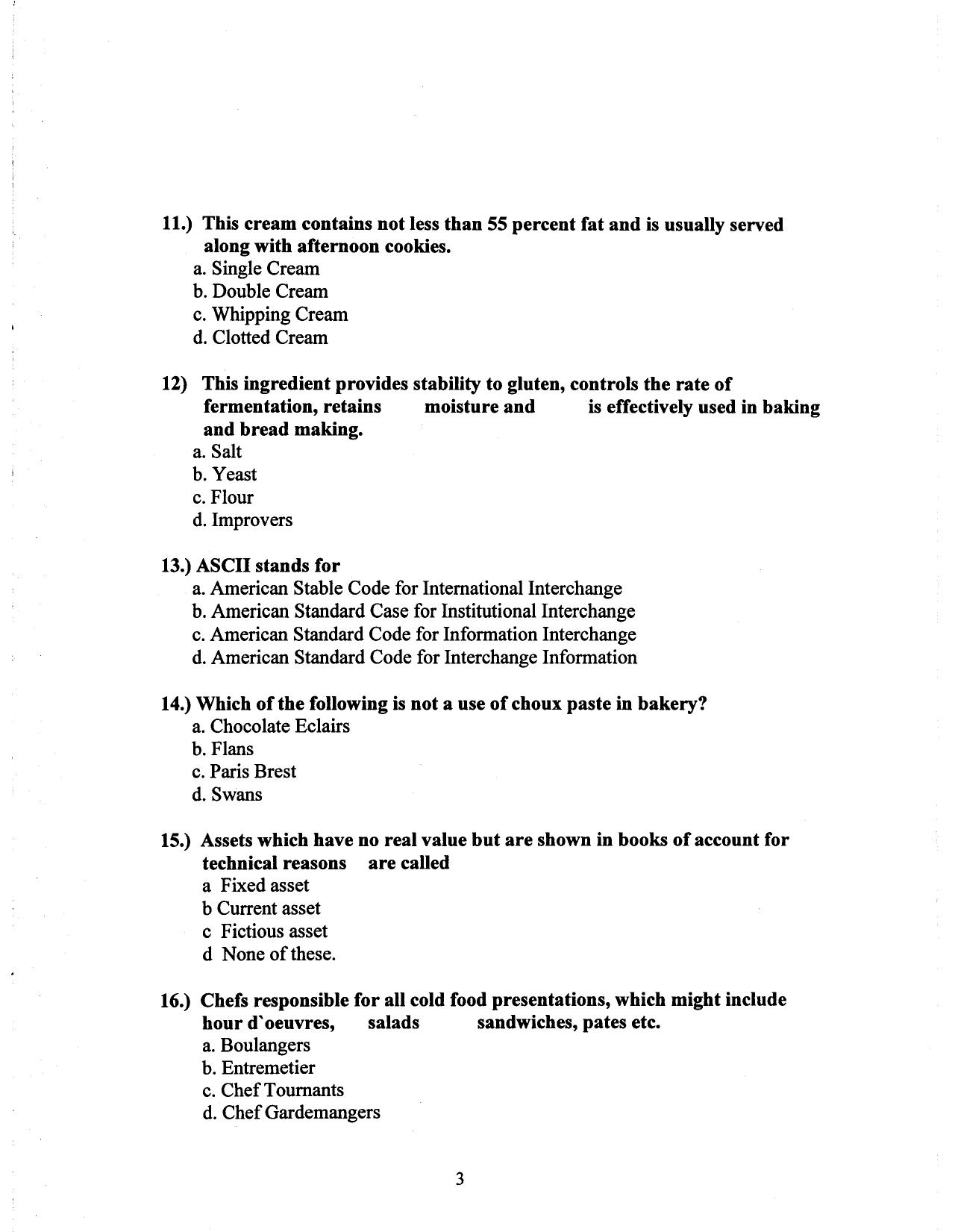 Hospitality Question Papers PDF Download – SPSC MPHW - Page 4