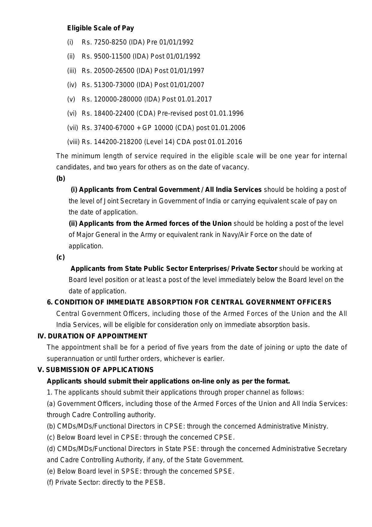 Shipping Corporation of India Invites Application for Director Recruitment 2022 - Page 2