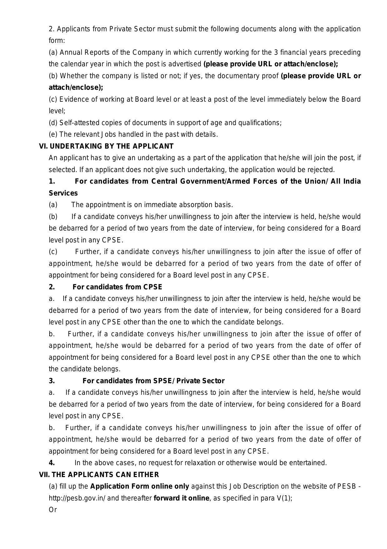 Shipping Corporation of India Invites Application for Director Recruitment 2022 - Page 5