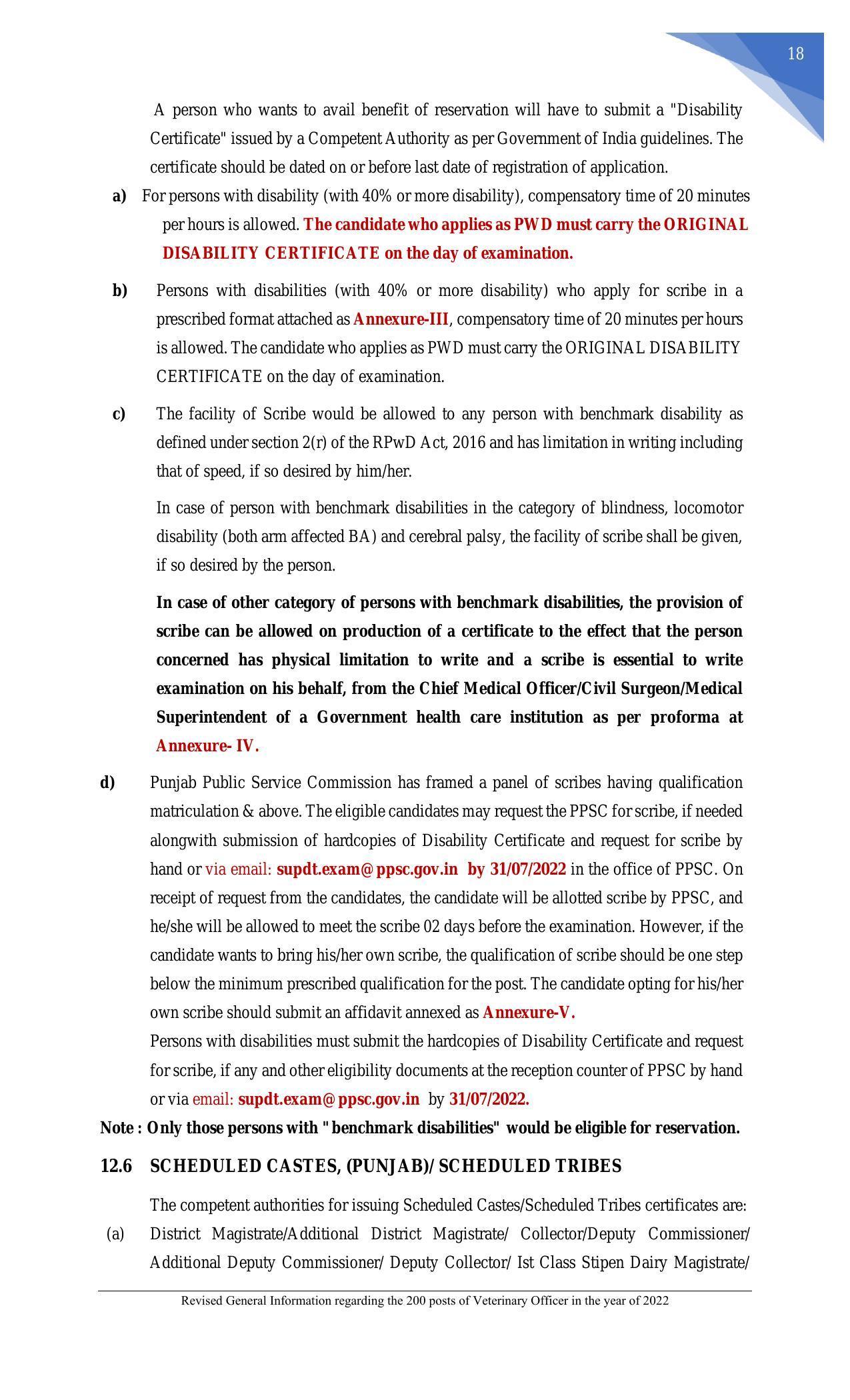 Punjab Public Service Commission Veterinary Officer Recruitment 2022 - Page 32