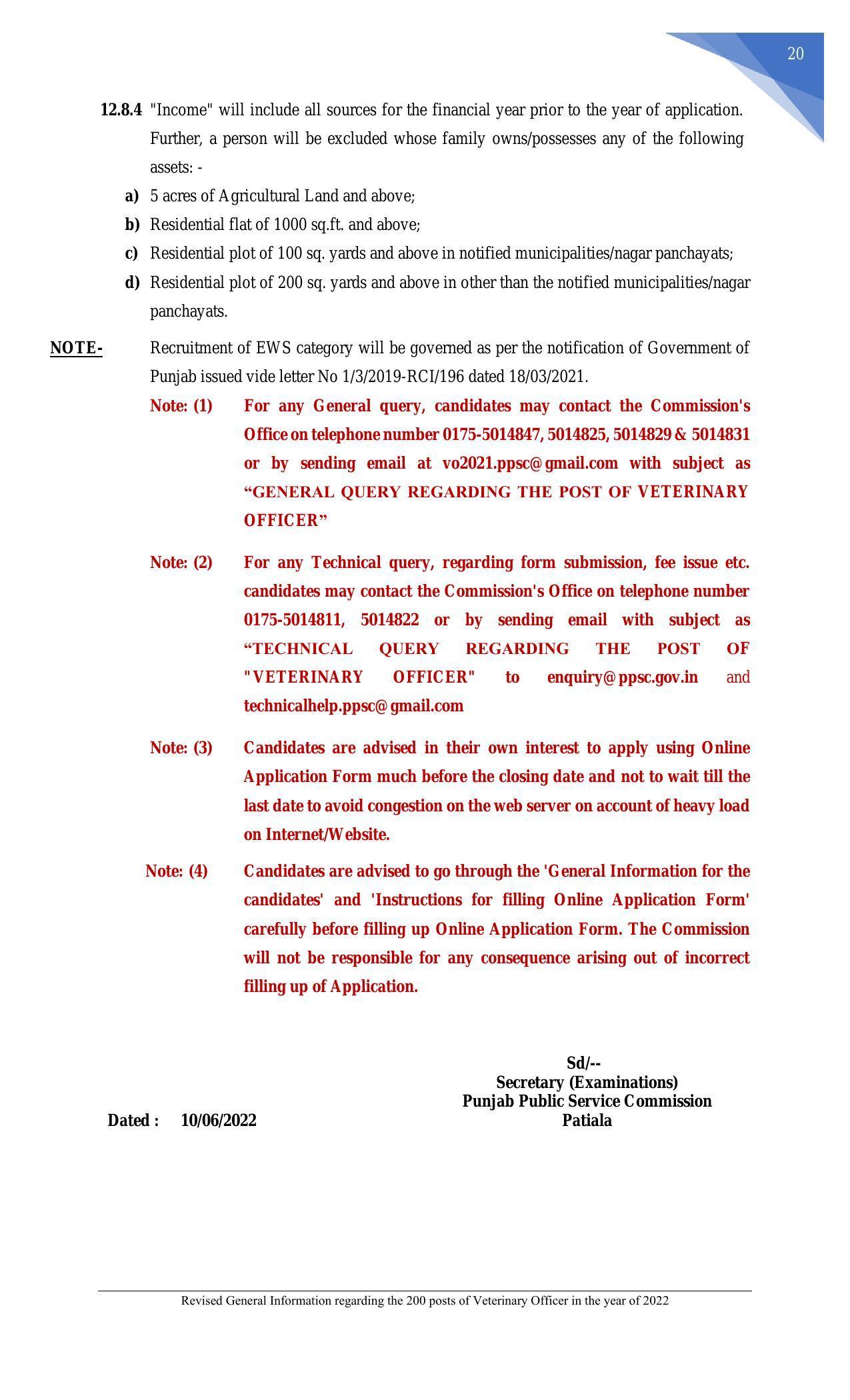 Punjab Public Service Commission Veterinary Officer Recruitment 2022 - Page 36