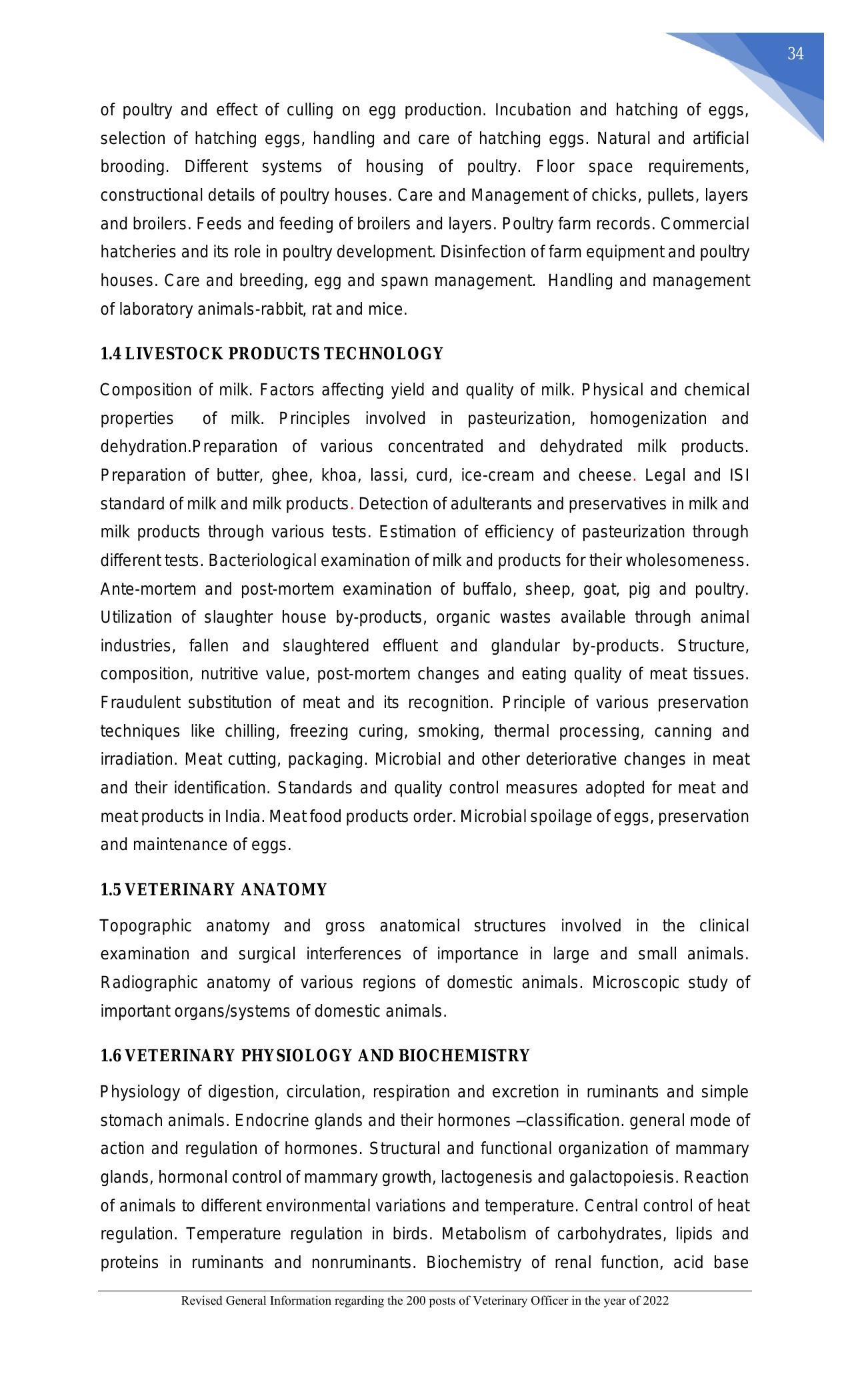 Punjab Public Service Commission Veterinary Officer Recruitment 2022 - Page 1