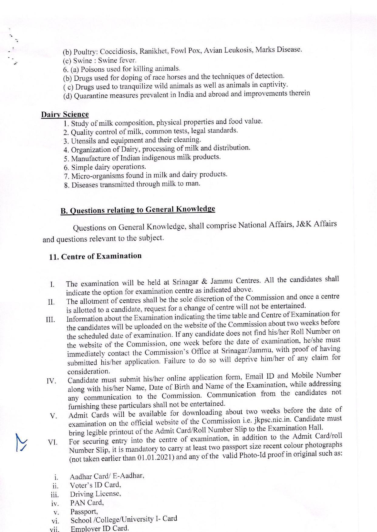 JKPSC Invites Application for 23 Veterinary Assistant Surgeon Recruitment 2023 - Page 5