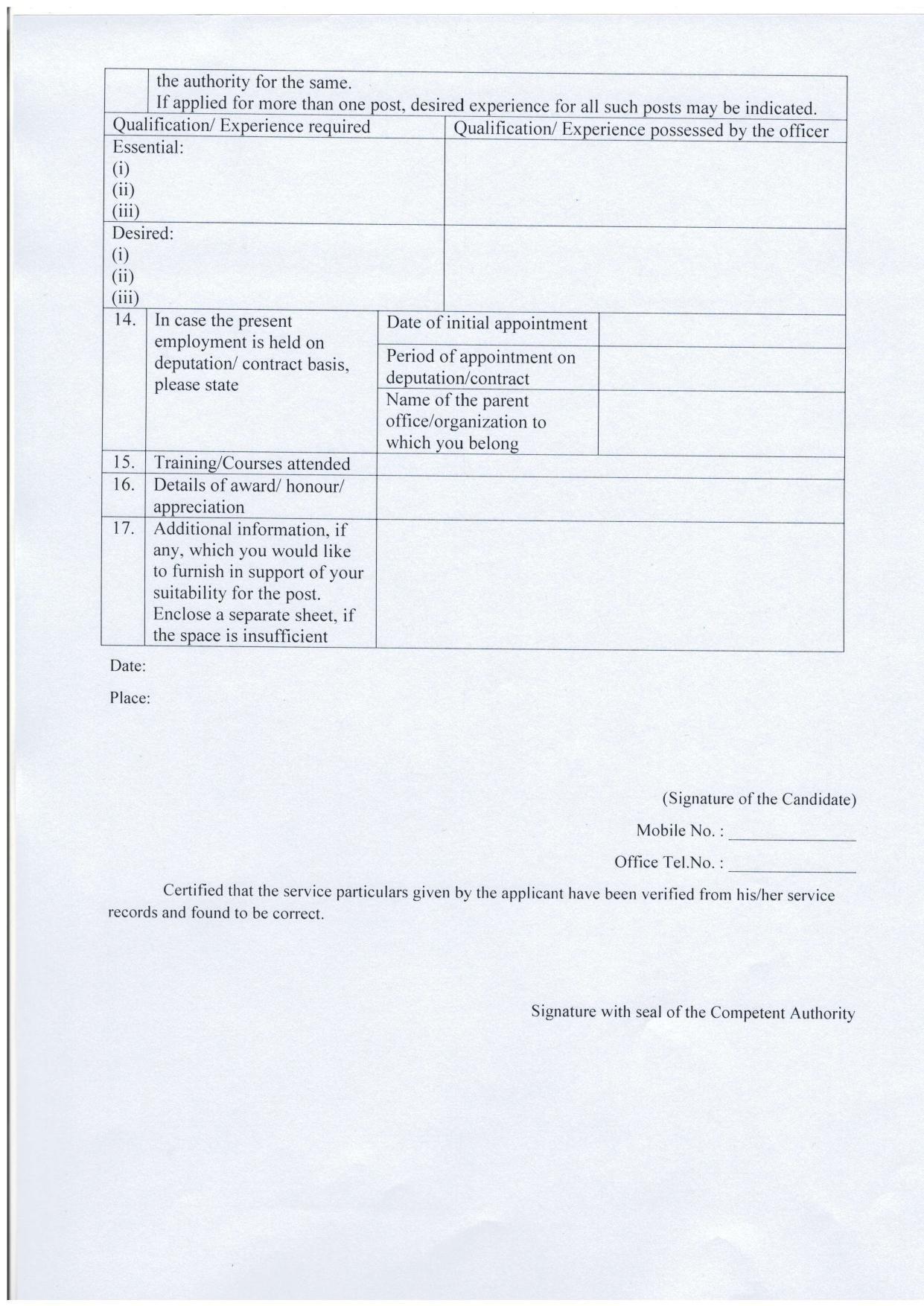 UIDAI Invites Application for Deputy Director, Private Secretary, More Vacancies Recruitment 2022 - Page 5