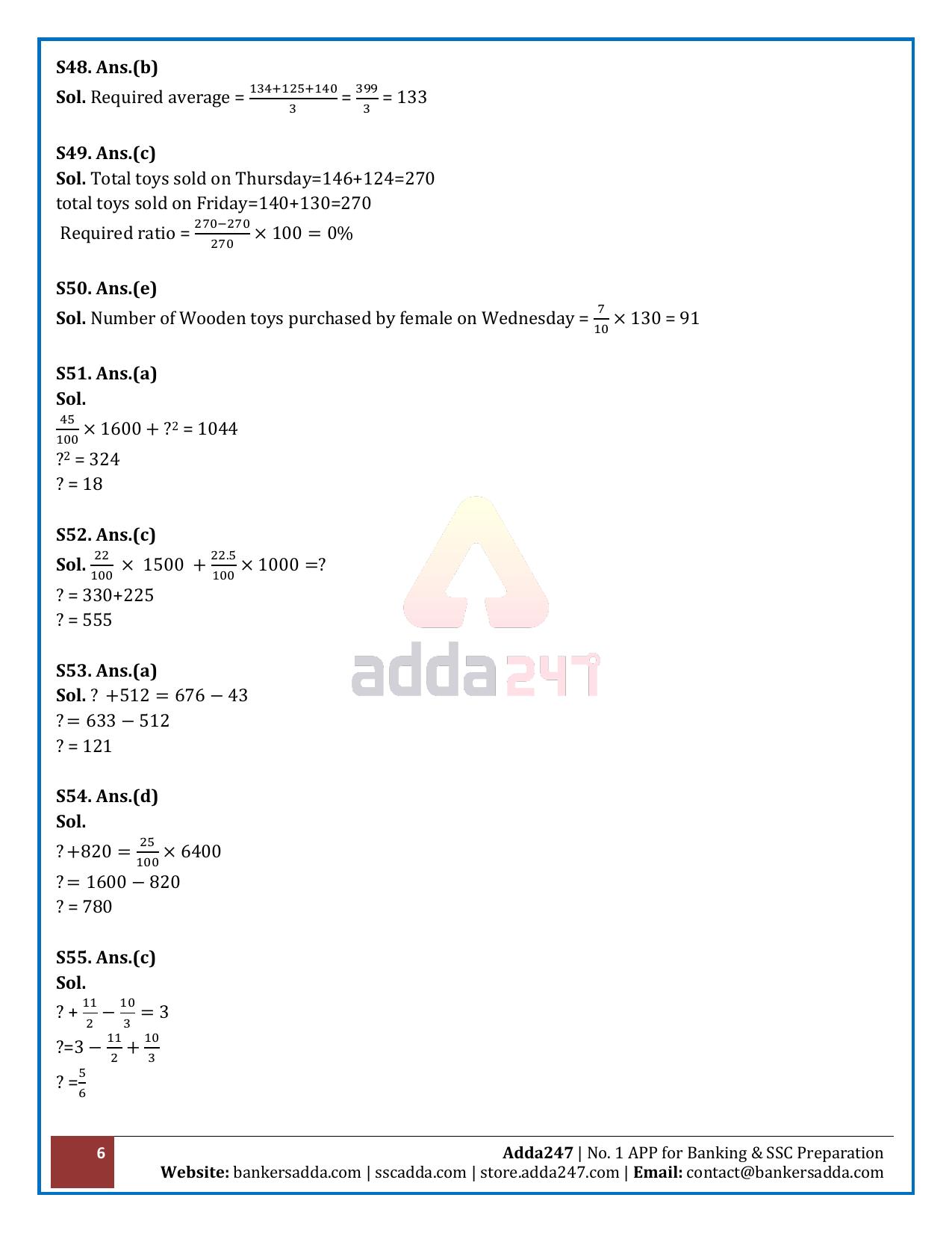 RBI Assistant 2020 - Memory Based Questions - Page 6
