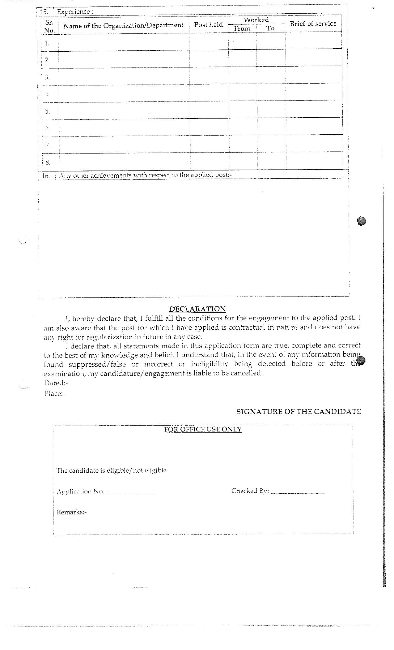 UT Administration of Dadra Nagar Haveli Pre School Caretaker / Helper Recruitment 2023 - Page 4