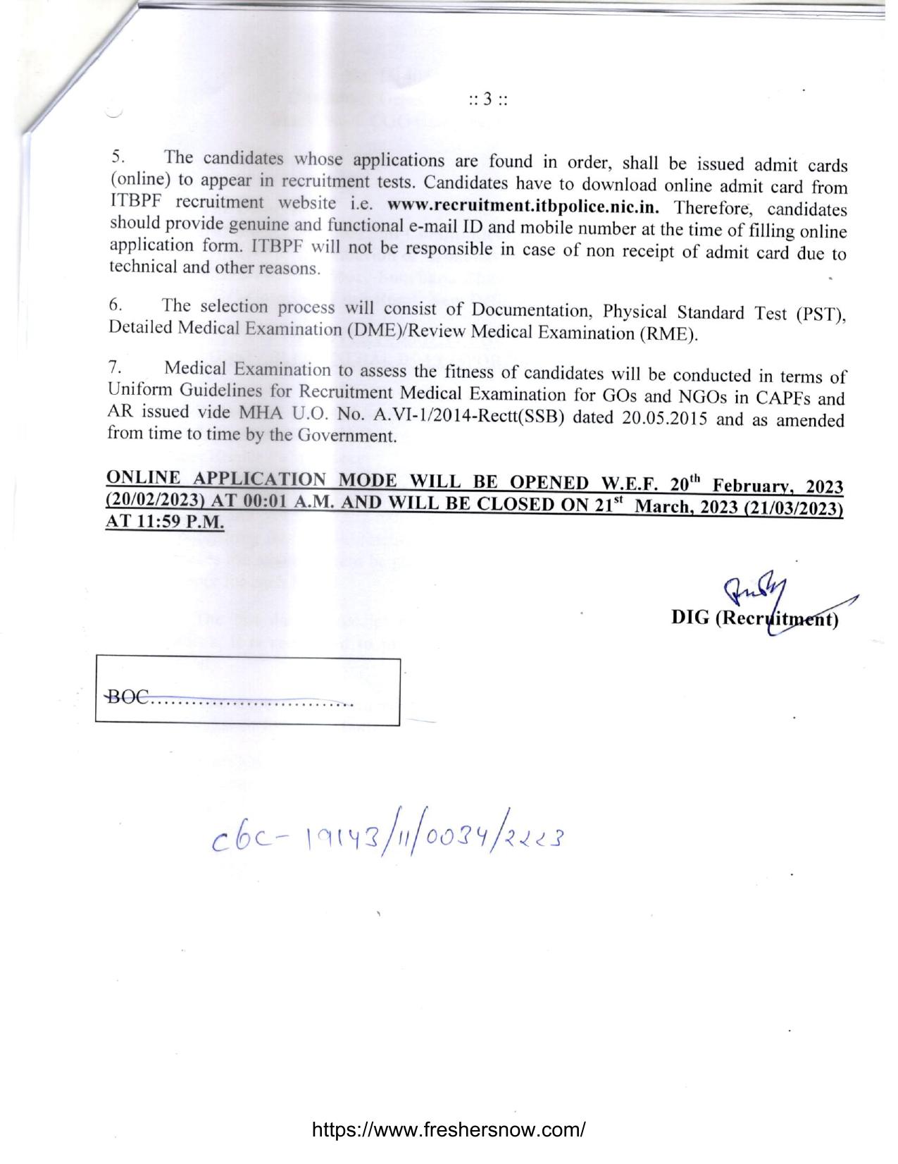 ITBP Constable General Duty Under Sports Quota Recruitment 2023 - Page 2