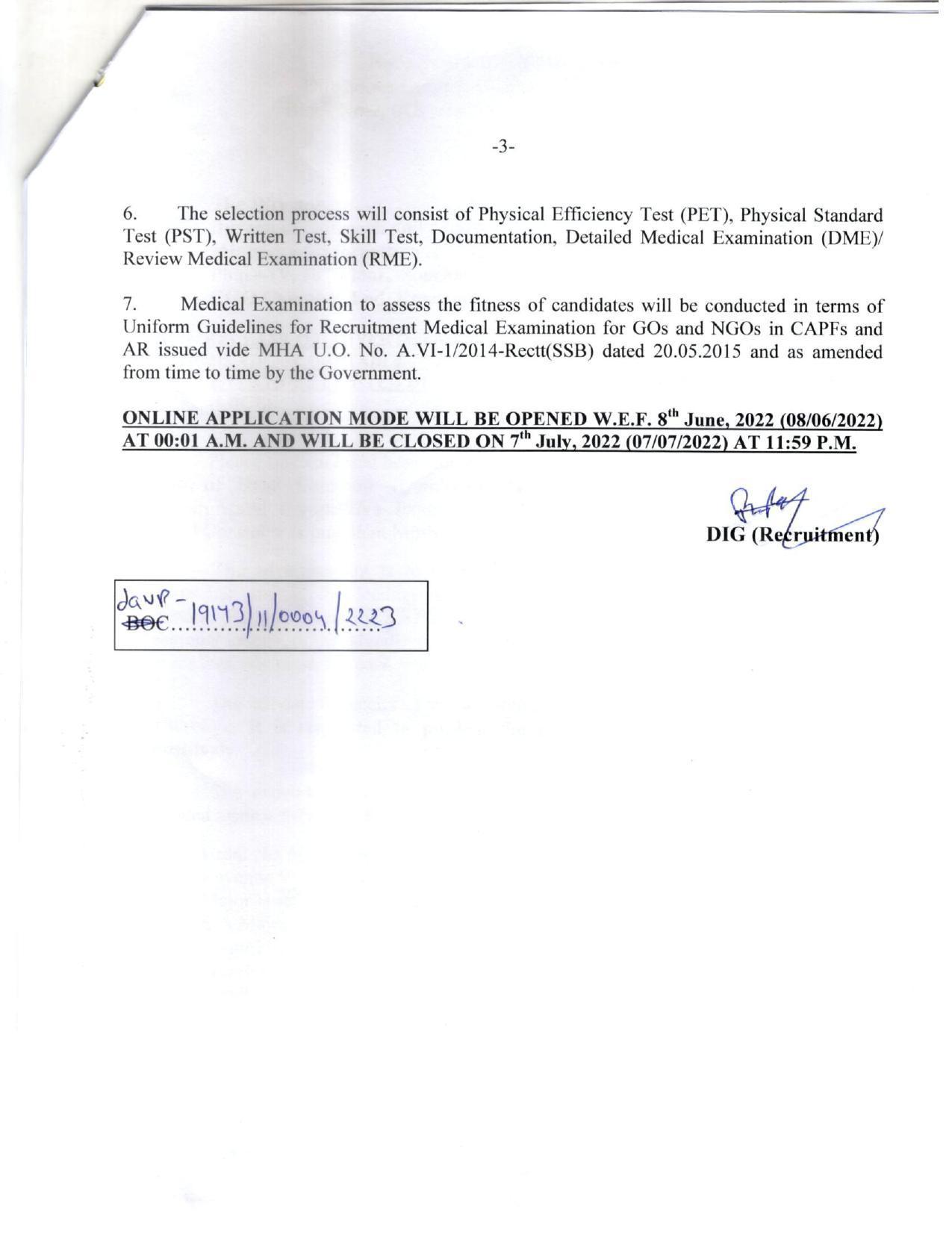 Indo Tibetan Border Police Force (ITBP) Invites Application for 248 Head Constable Recruitment 2022 - Page 2