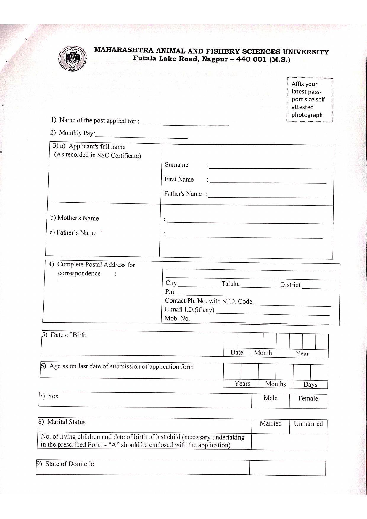 MAFSU Recruitment 2022 for Subject Matter Specialist - Page 7