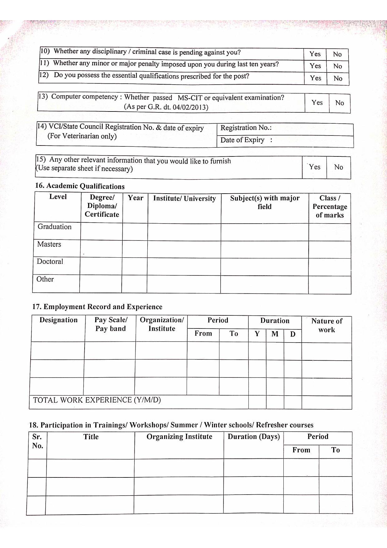 MAFSU Recruitment 2022 for Subject Matter Specialist - Page 6