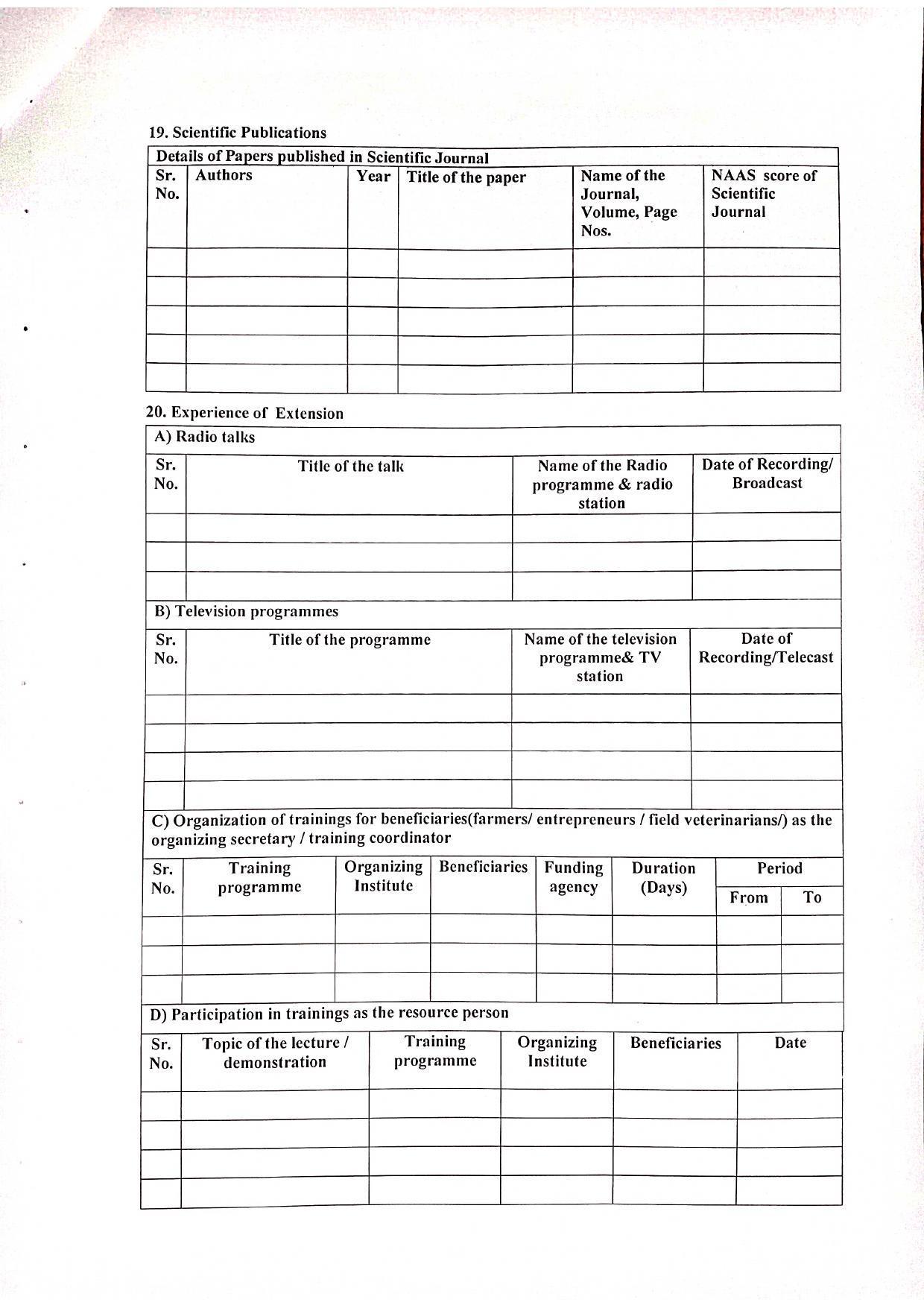MAFSU Recruitment 2022 for Subject Matter Specialist - Page 9