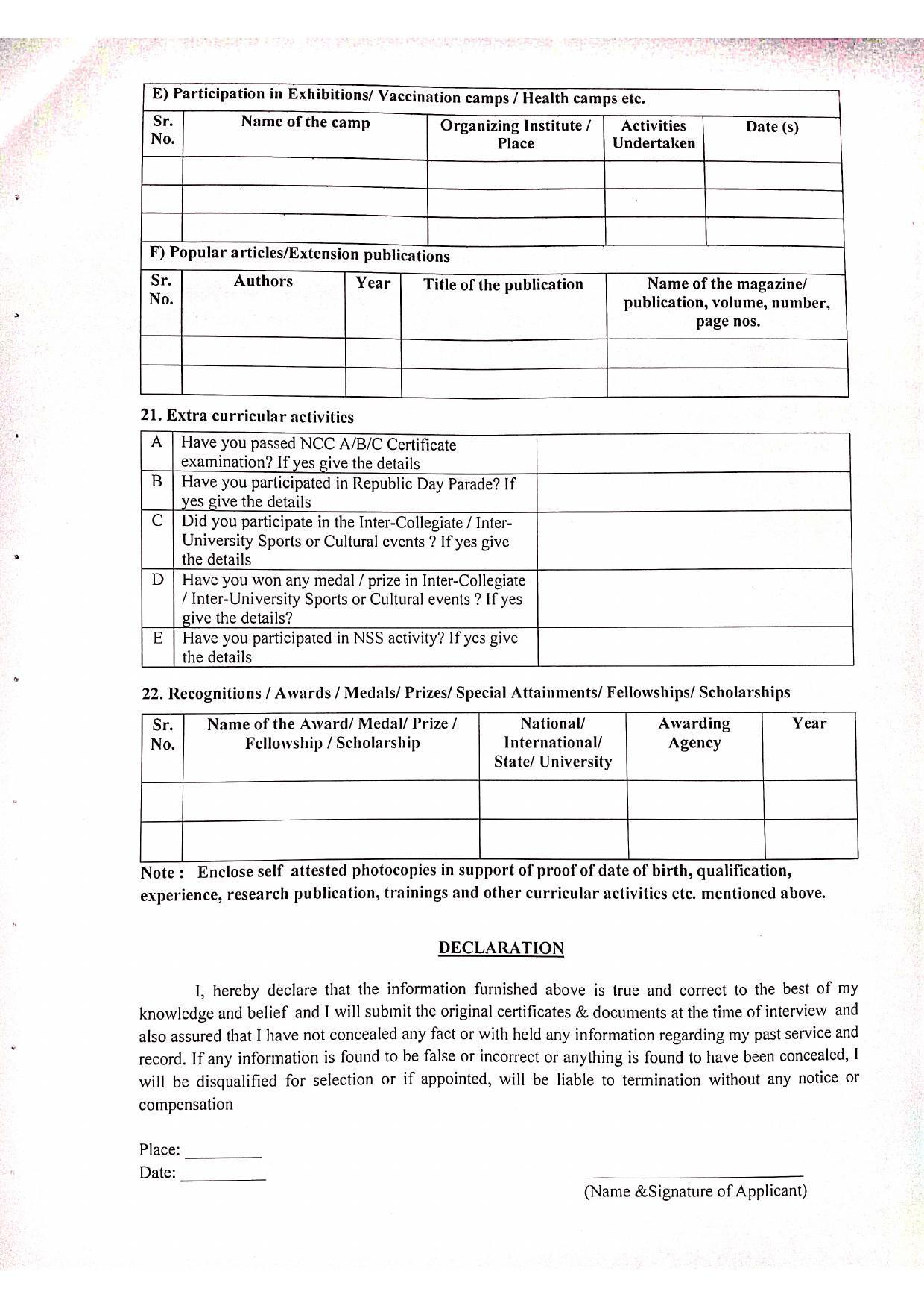 MAFSU Recruitment 2022 for Subject Matter Specialist - Page 8
