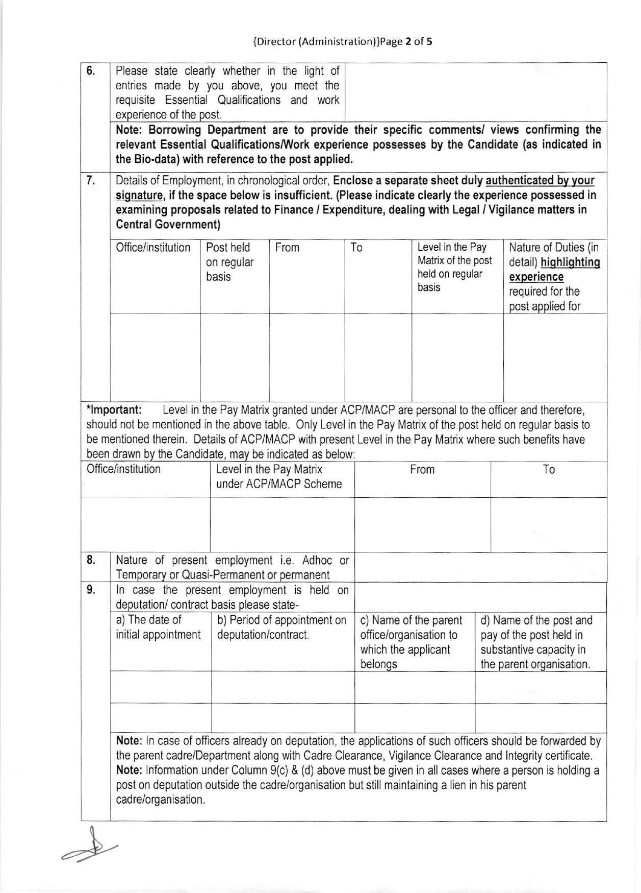 National Technical Research Organisation (NTRO) Invites Application for Director Recruitment 2022 - Page 5
