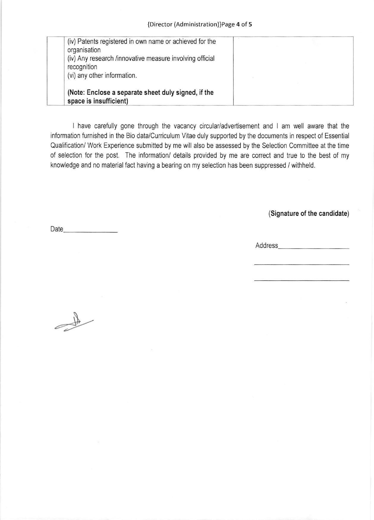 National Technical Research Organisation (NTRO) Invites Application for Director Recruitment 2022 - Page 7