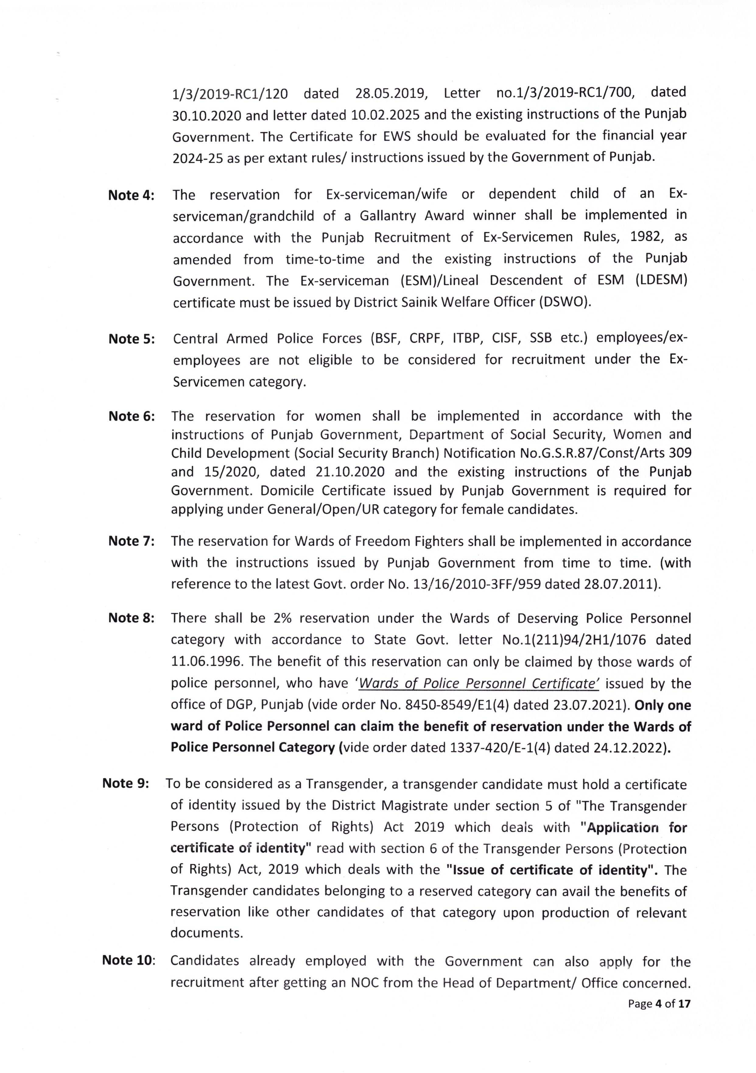 Punjab Police Constable Recruitment 2026: Apply Online for 3298 Vacancies - Full Notification, Eligibility, Salary - Page 4