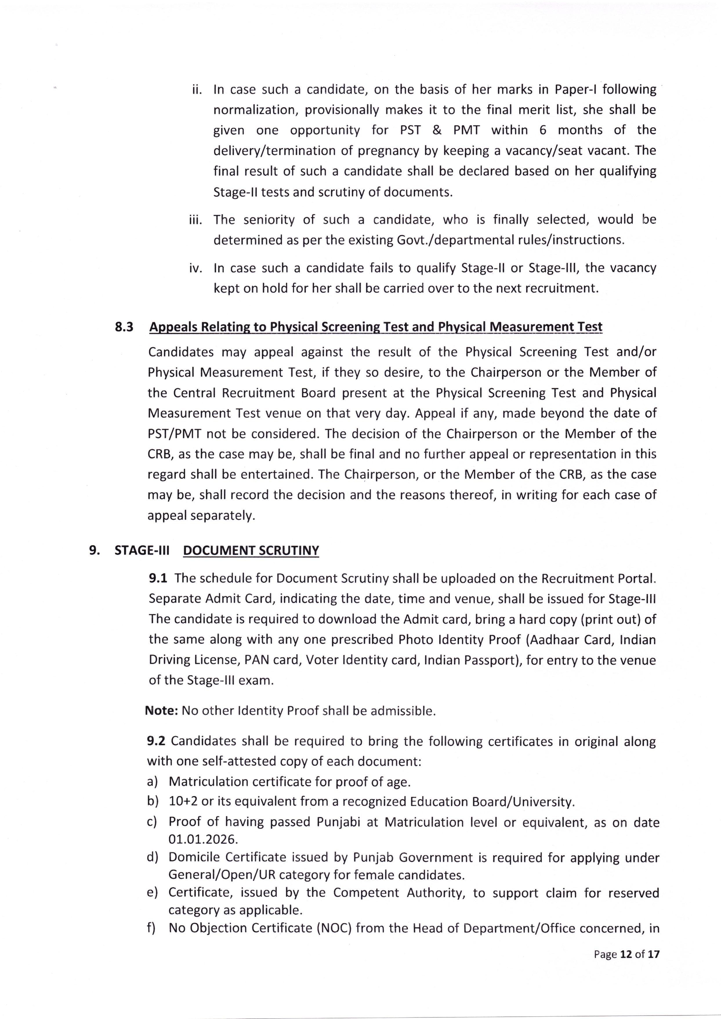 Punjab Police Constable Recruitment 2026: Apply Online for 3298 Vacancies - Full Notification, Eligibility, Salary - Page 12