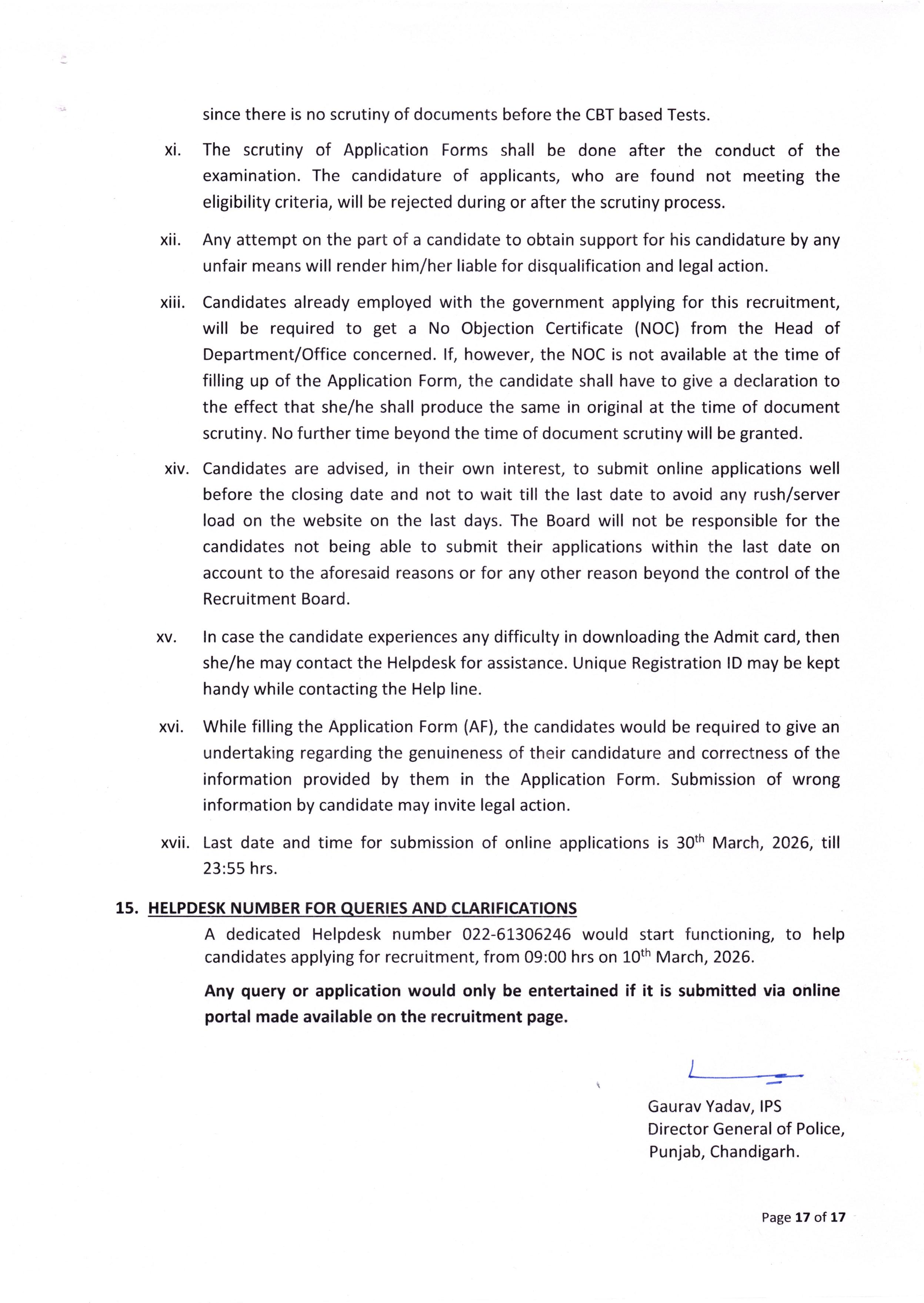 Punjab Police Constable Recruitment 2026: Apply Online for 3298 Vacancies - Full Notification, Eligibility, Salary - Page 17