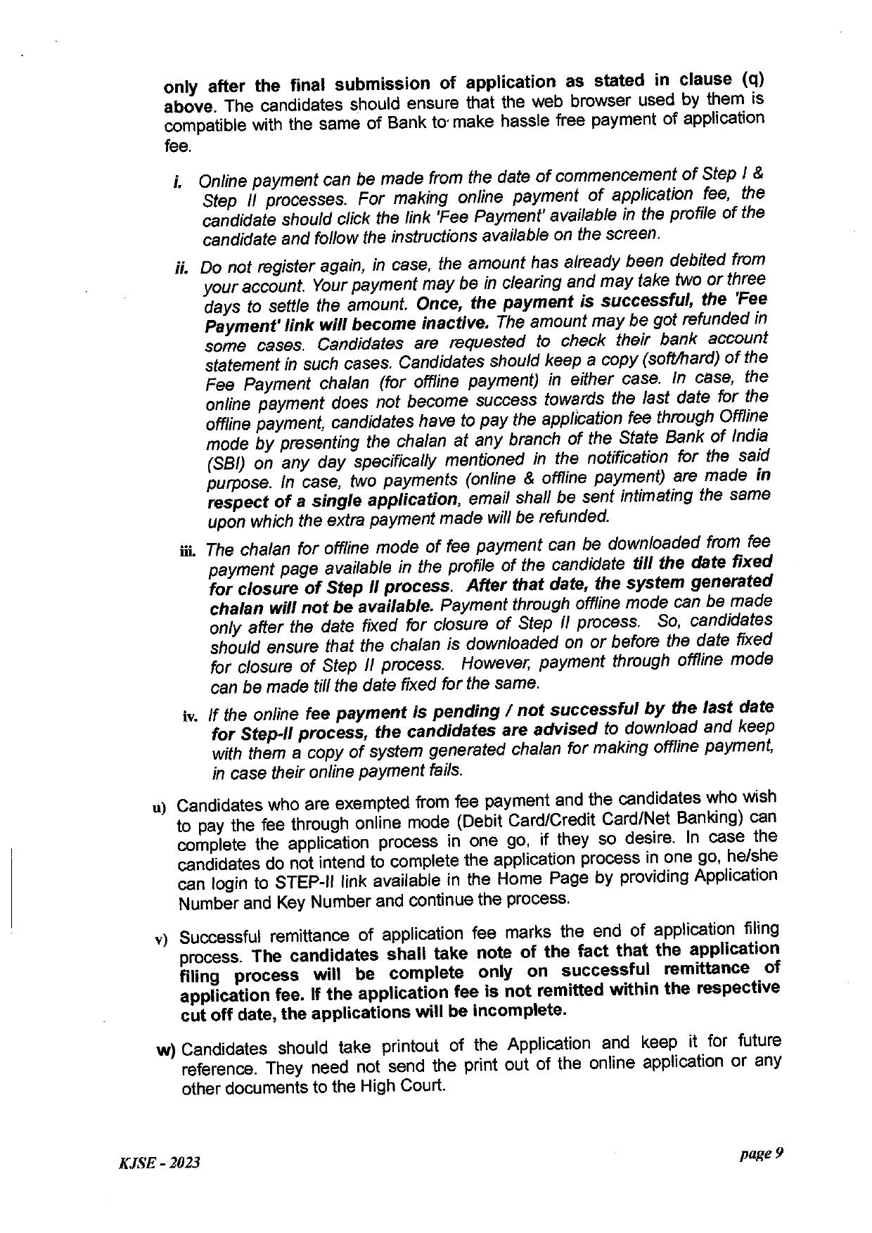 High Court of Kerala (HCK) Invites Application for 69 Munsiff - Magistrate Recruitment 2023 - Page 3