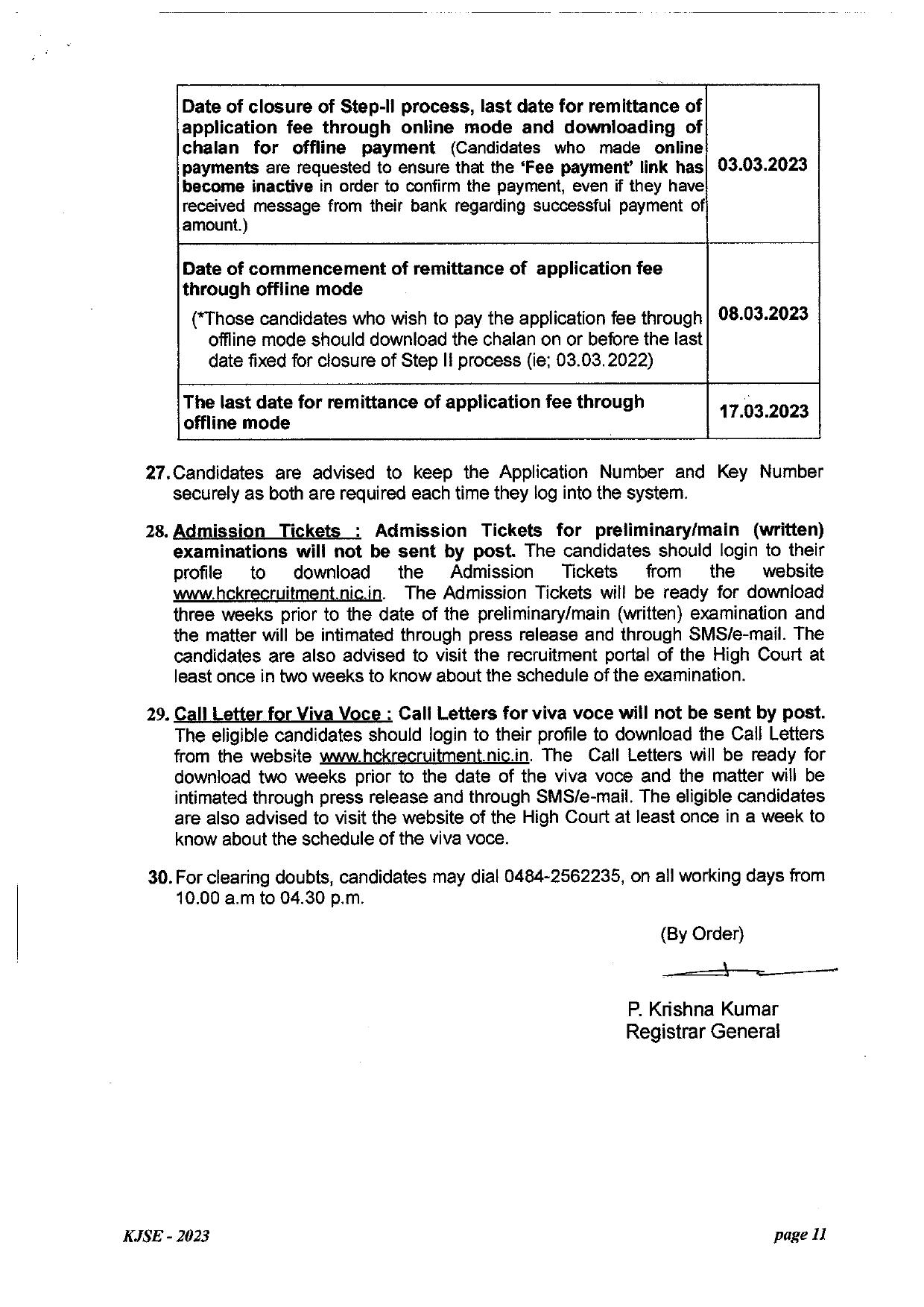 High Court of Kerala (HCK) Invites Application for 69 Munsiff - Magistrate Recruitment 2023 - Page 6