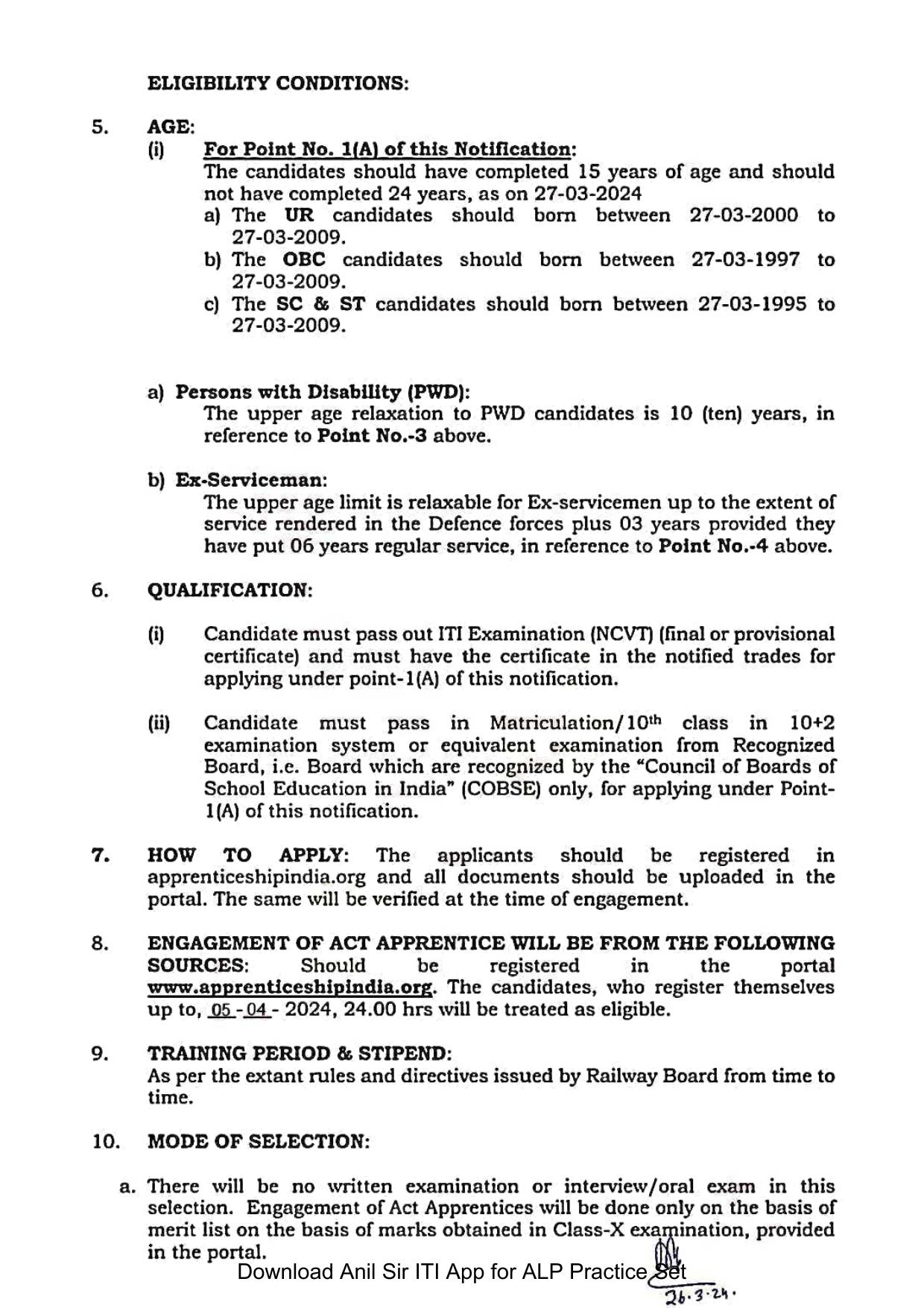 Chittaranjan Locomotive Works (CLW) Act Apprentice Recruitment 2024 - Page 2