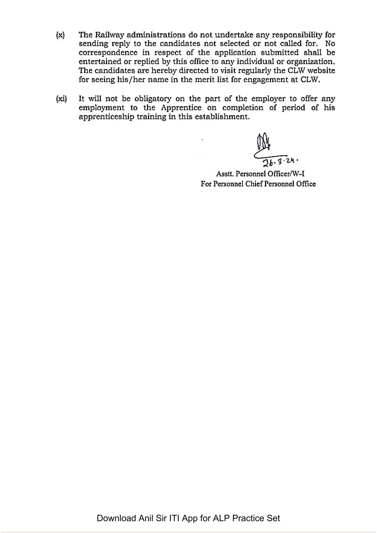 Chittaranjan Locomotive Works (CLW) Act Apprentice Recruitment 2024 - Page 4