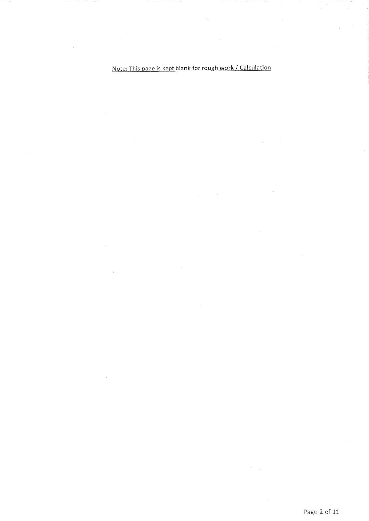 Question Paper of Technician ‘A’ (Carpentry) at DSC, Purulia (Advertisement No. 3/2023) - Page 2