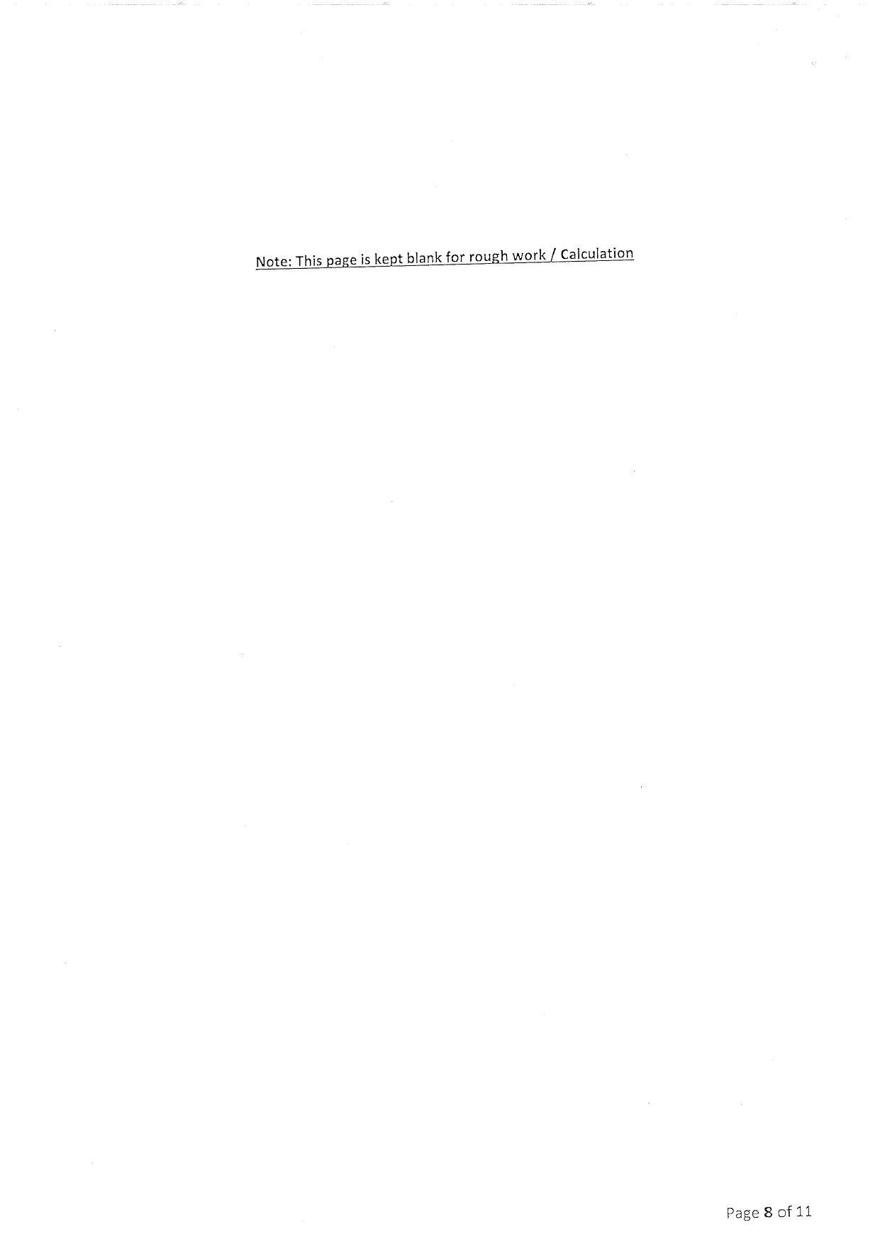 Question Paper of Technician ‘A’ (Carpentry) at DSC, Purulia (Advertisement No. 3/2023) - Page 8