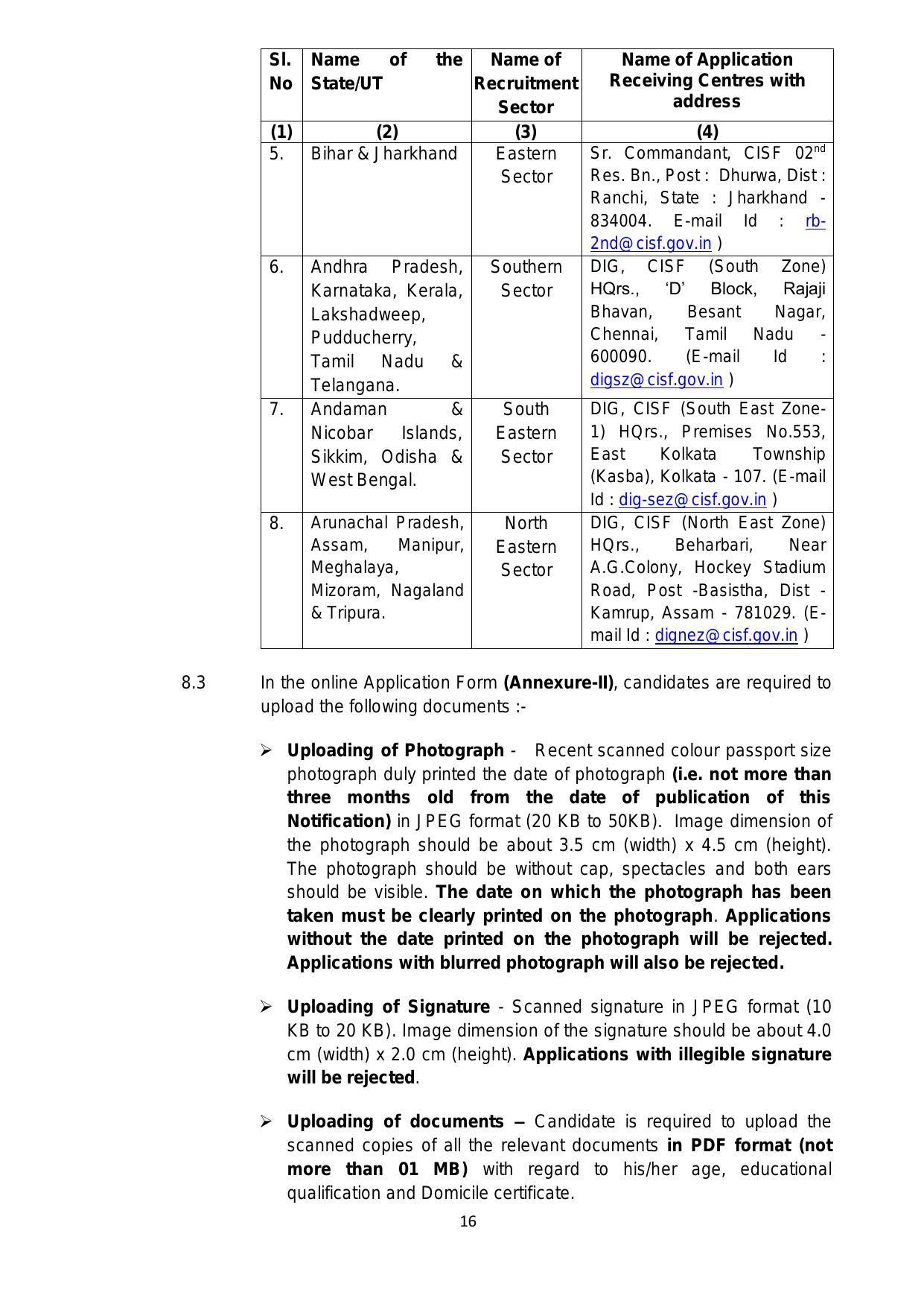 CISF Recruitment 2022 For 787 Constable (Tradesman) - Page 6