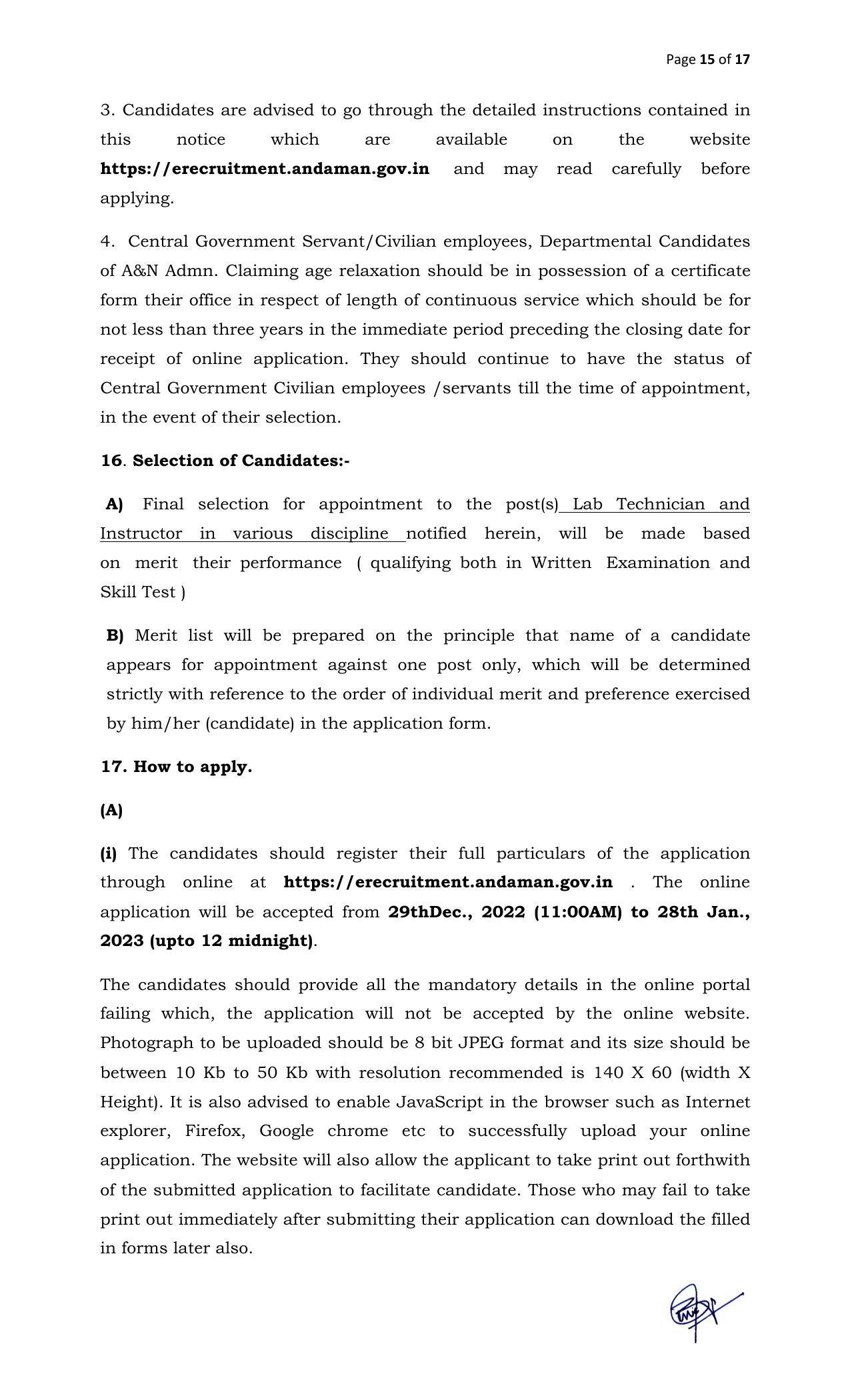 DBRAIT Invites Application for Lab Technician, Instructor Recruitment 2022 - Page 6
