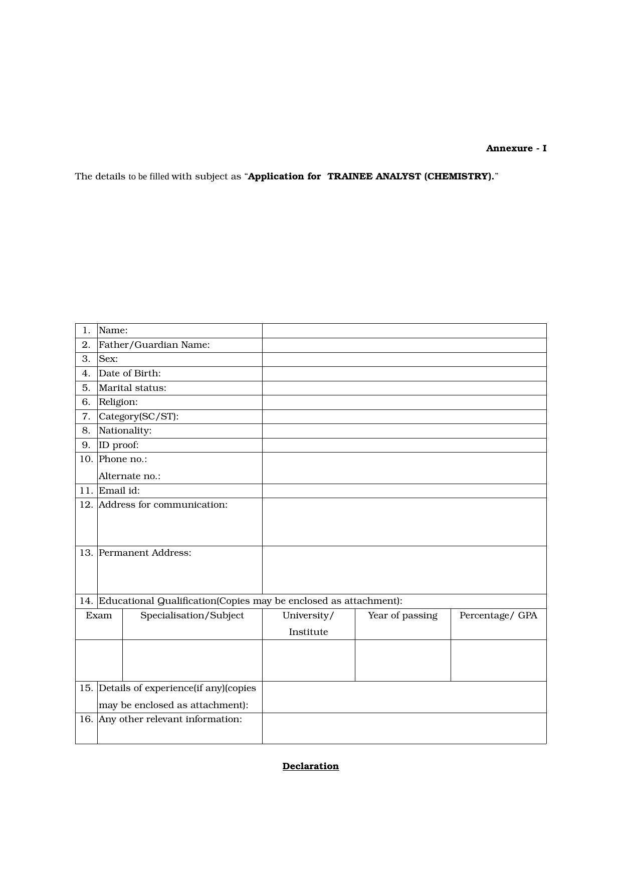 Spices Board of India Invites Application for Trainee Analyst Recruitment 2022 - Page 2
