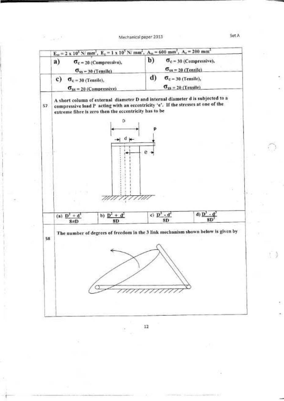 CSPHCL Mechanical Previous Year Question Paper - Page 12