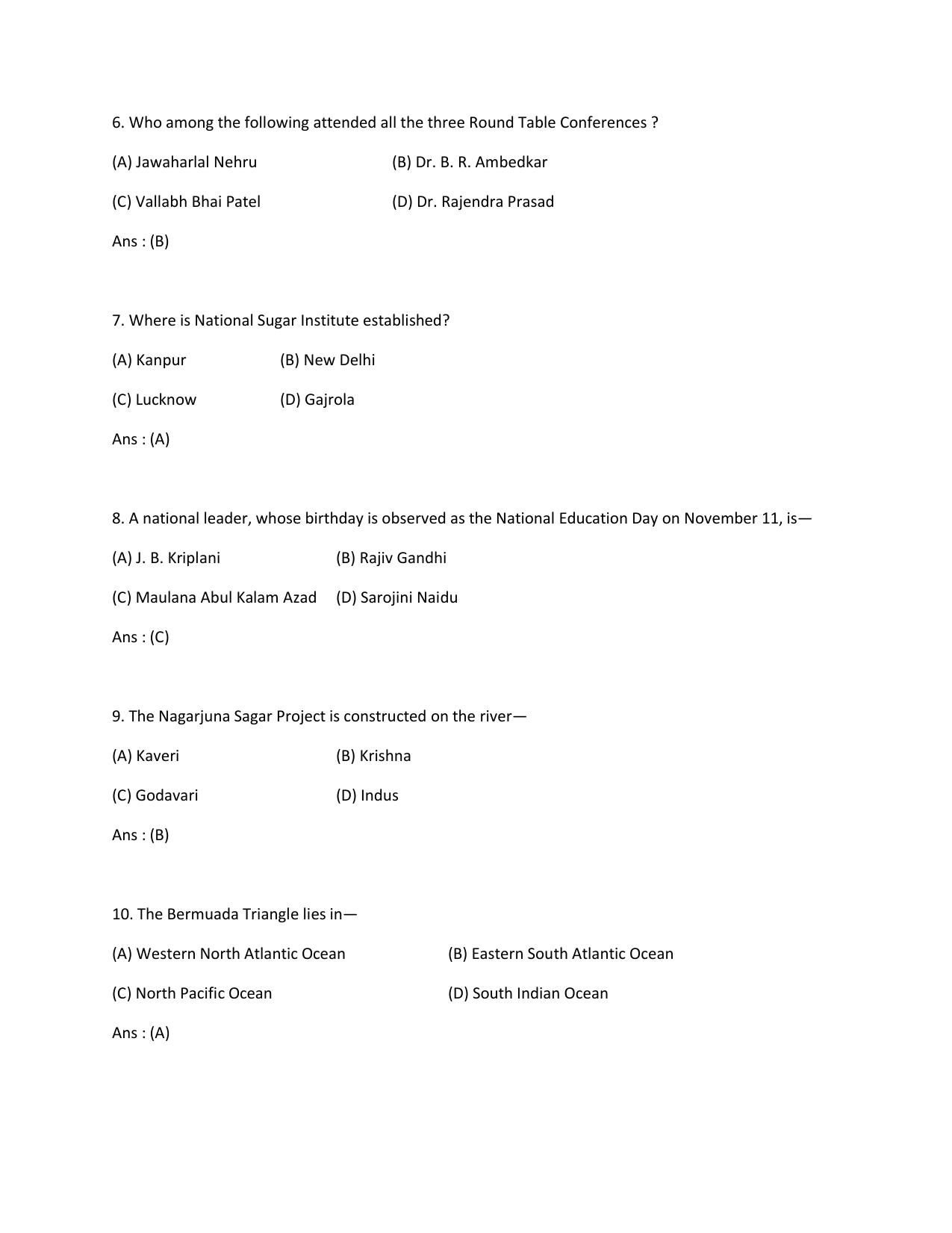 NEIGRIHMS Nursing Officer General Knowledge Practice Papers - Page 2