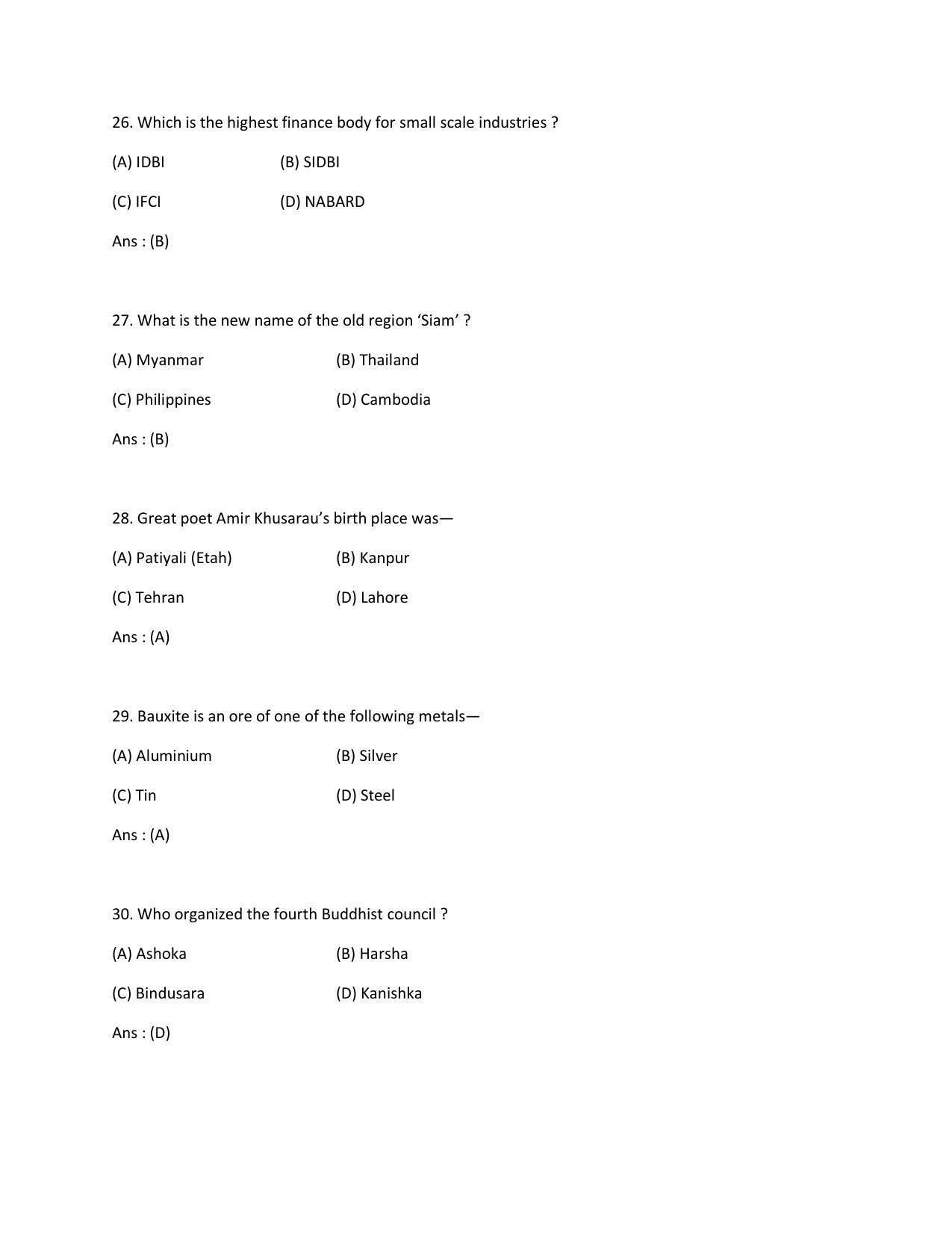 NEIGRIHMS Nursing Officer General Knowledge Practice Papers - Page 6
