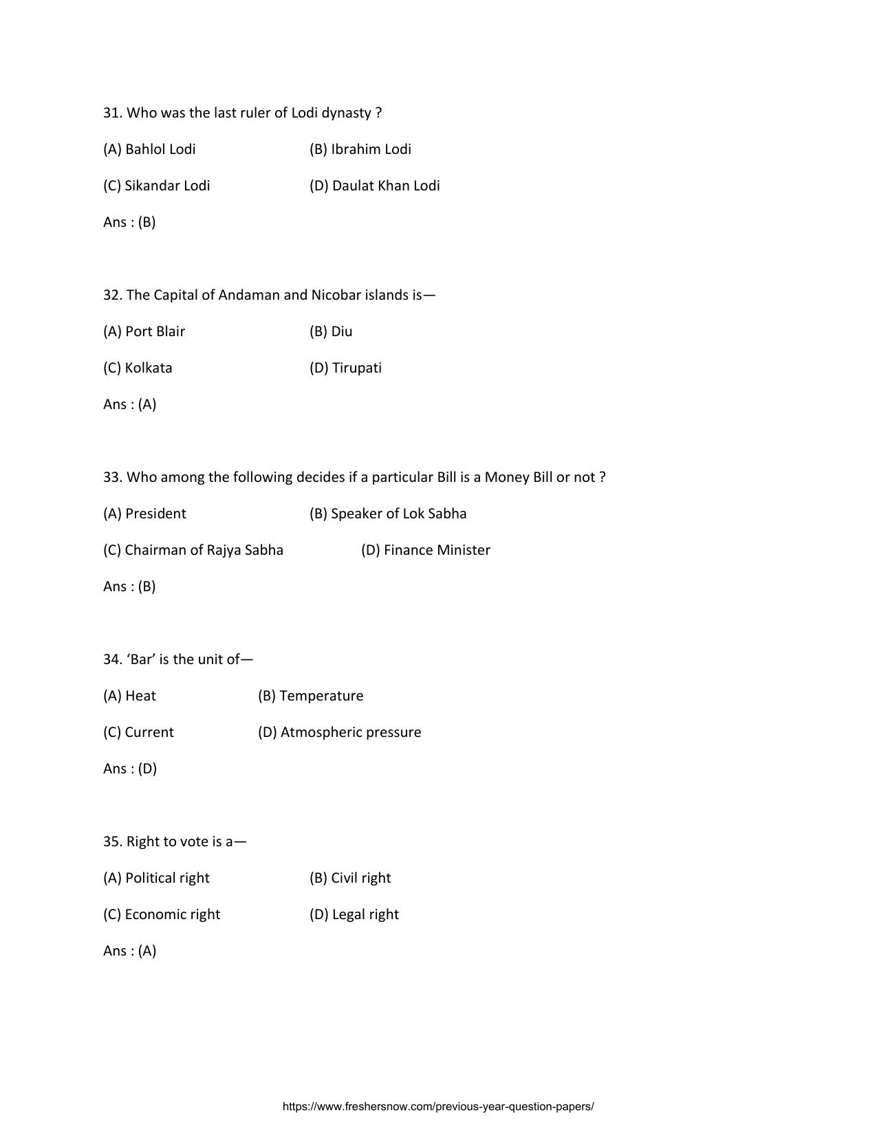 NEIGRIHMS Nursing Officer General Knowledge Practice Papers - Page 7