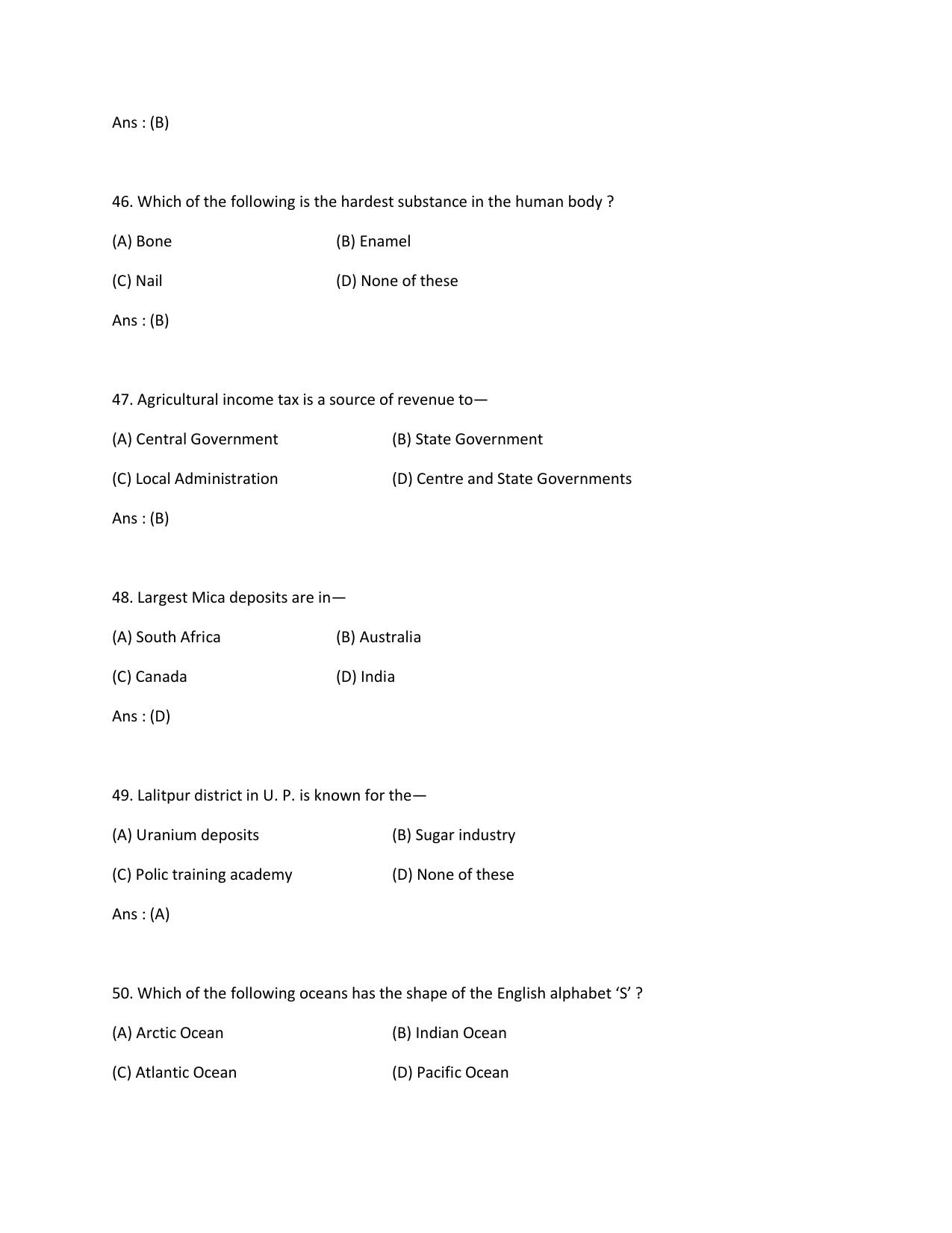 NEIGRIHMS Nursing Officer General Knowledge Practice Papers - Page 10