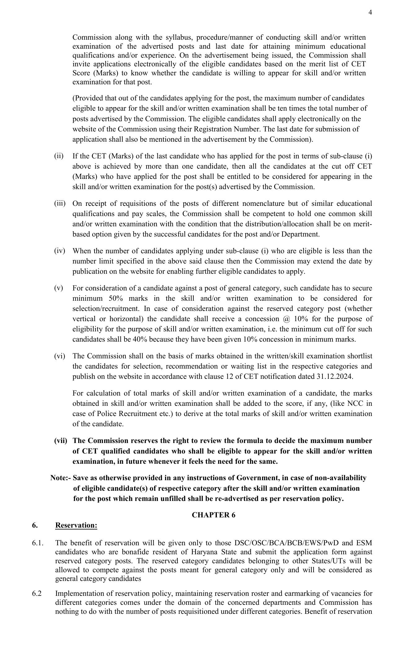 HSSC Group C Mains Recruitment 2026 – Apply Online for 3112 Posts - Page 4