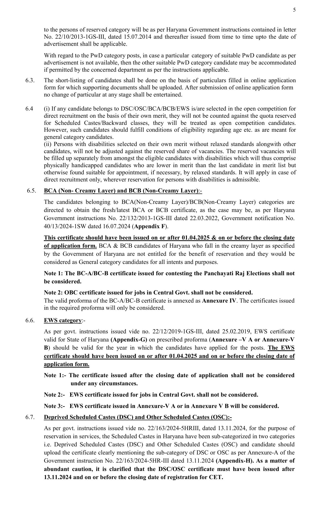 HSSC Group C Mains Recruitment 2026 – Apply Online for 3112 Posts - Page 5