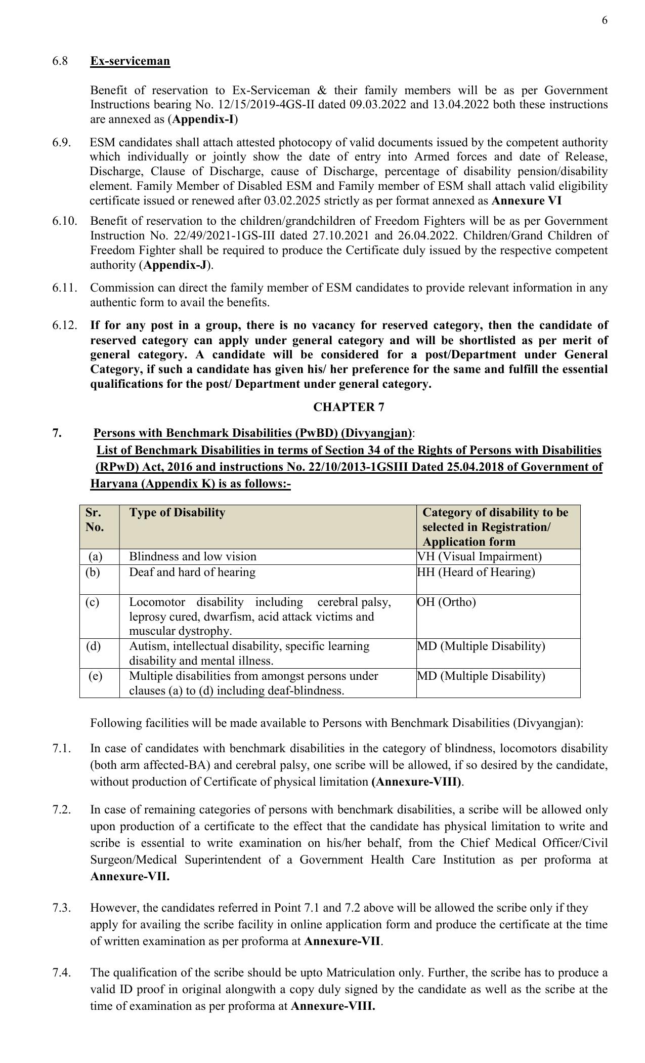 HSSC Group C Mains Recruitment 2026 – Apply Online for 3112 Posts - Page 6