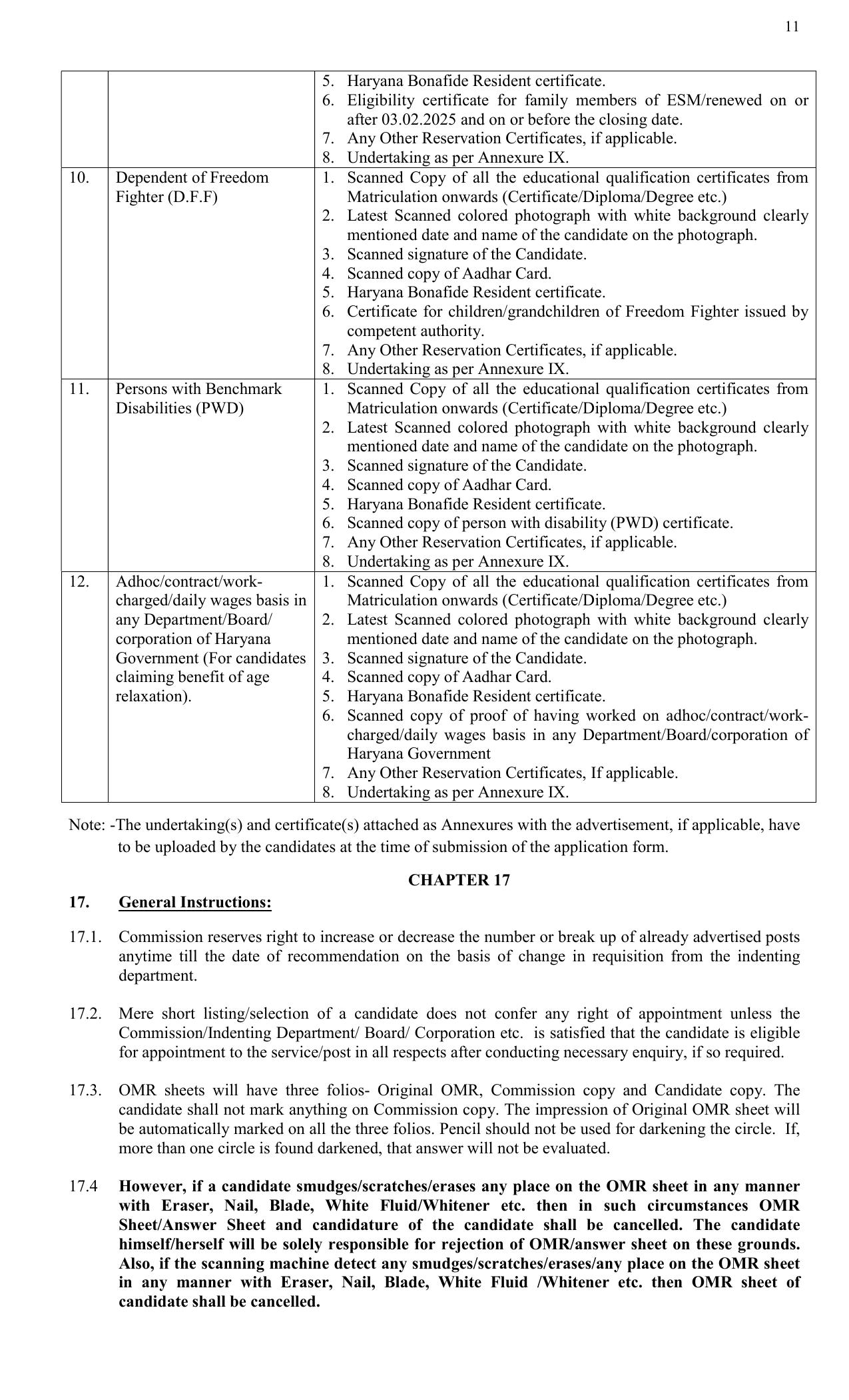 HSSC Group C Mains Recruitment 2026 – Apply Online for 3112 Posts - Page 11