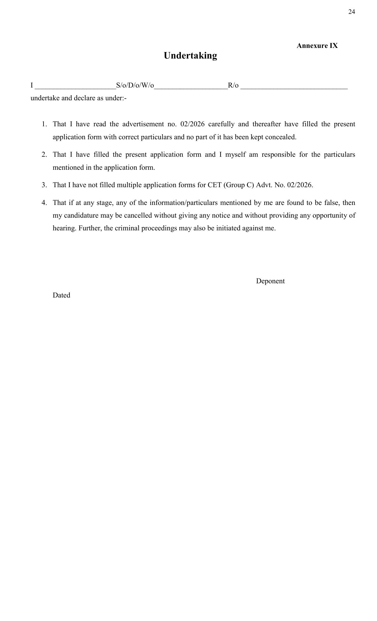 HSSC Group C Mains Recruitment 2026 – Apply Online for 3112 Posts - Page 24