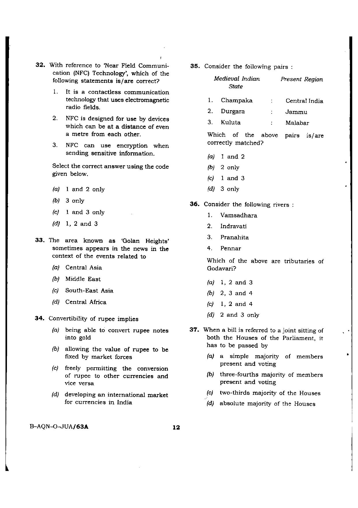 VCRC Previous Papers General Knowledge - Page 12