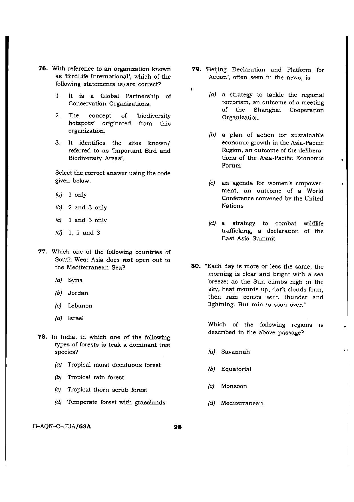VCRC Previous Papers General Knowledge - Page 28
