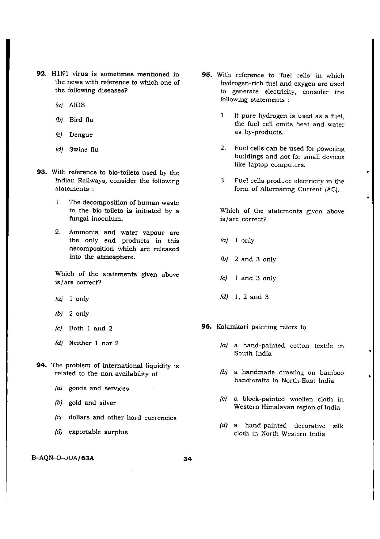 VCRC Previous Papers General Knowledge - Page 34