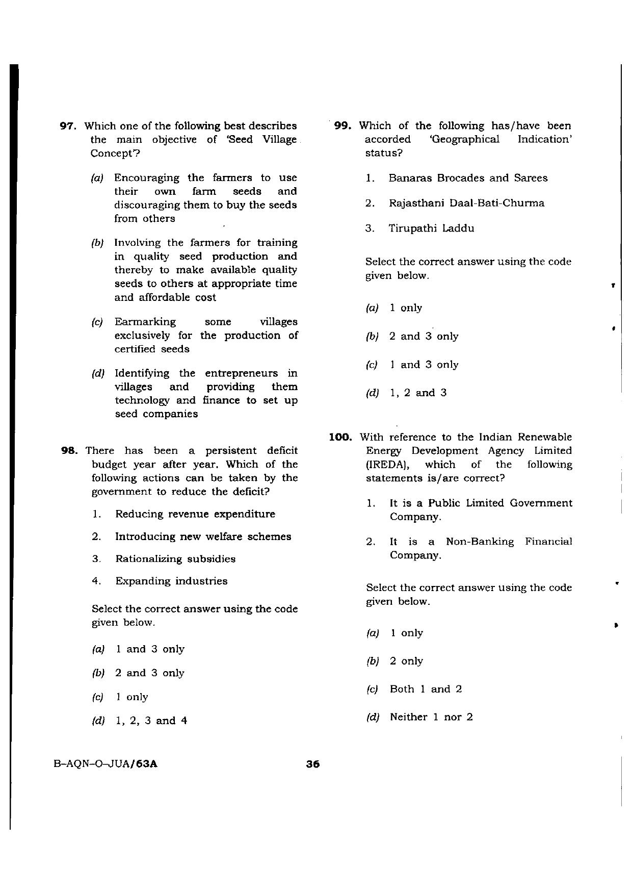 VCRC Previous Papers General Knowledge - Page 36