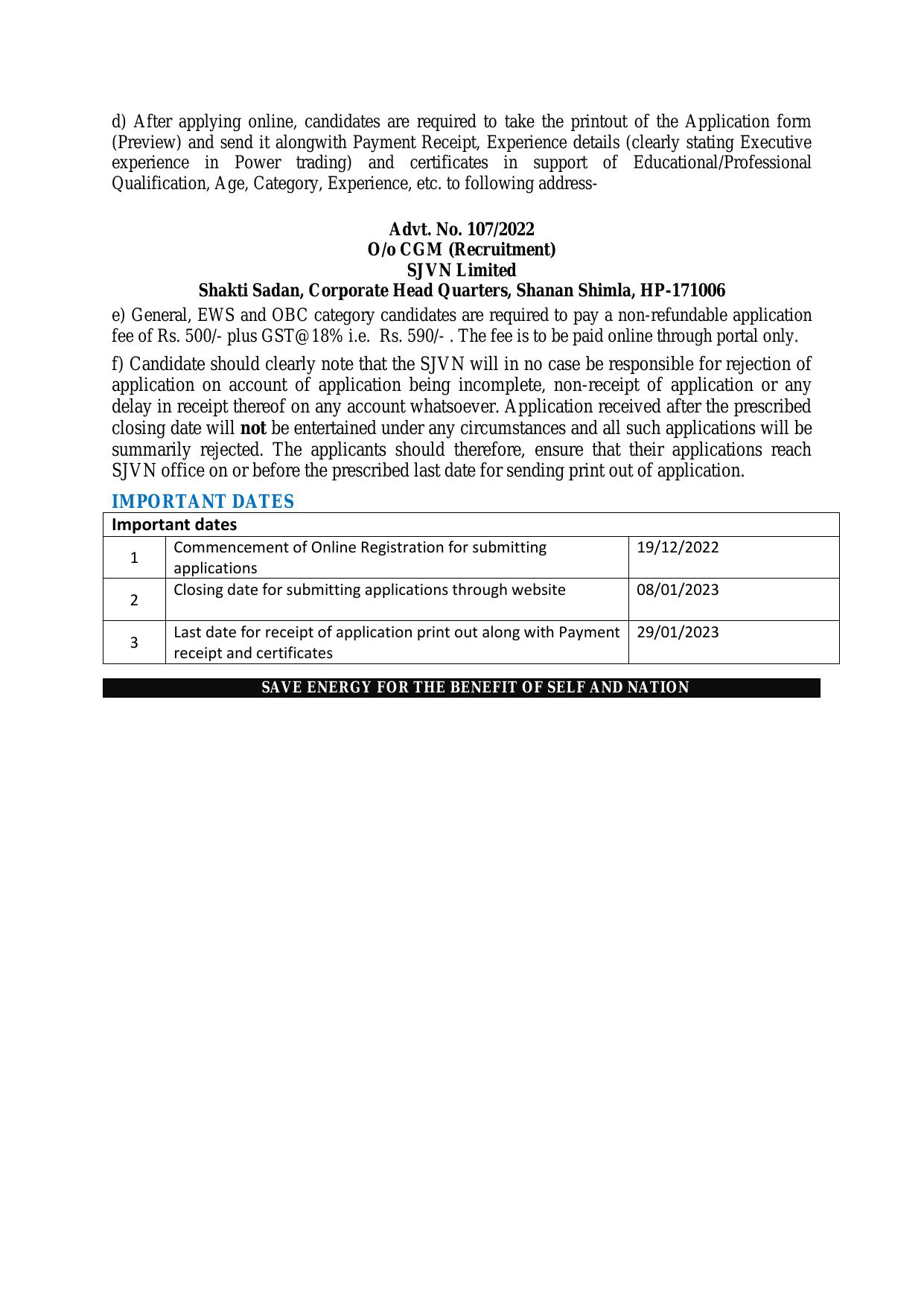 Satluj Jal Vidyut Nigam Ltd (SJVN) Invites Application for 5 Field Engineer Recruitment 2023 - Page 4