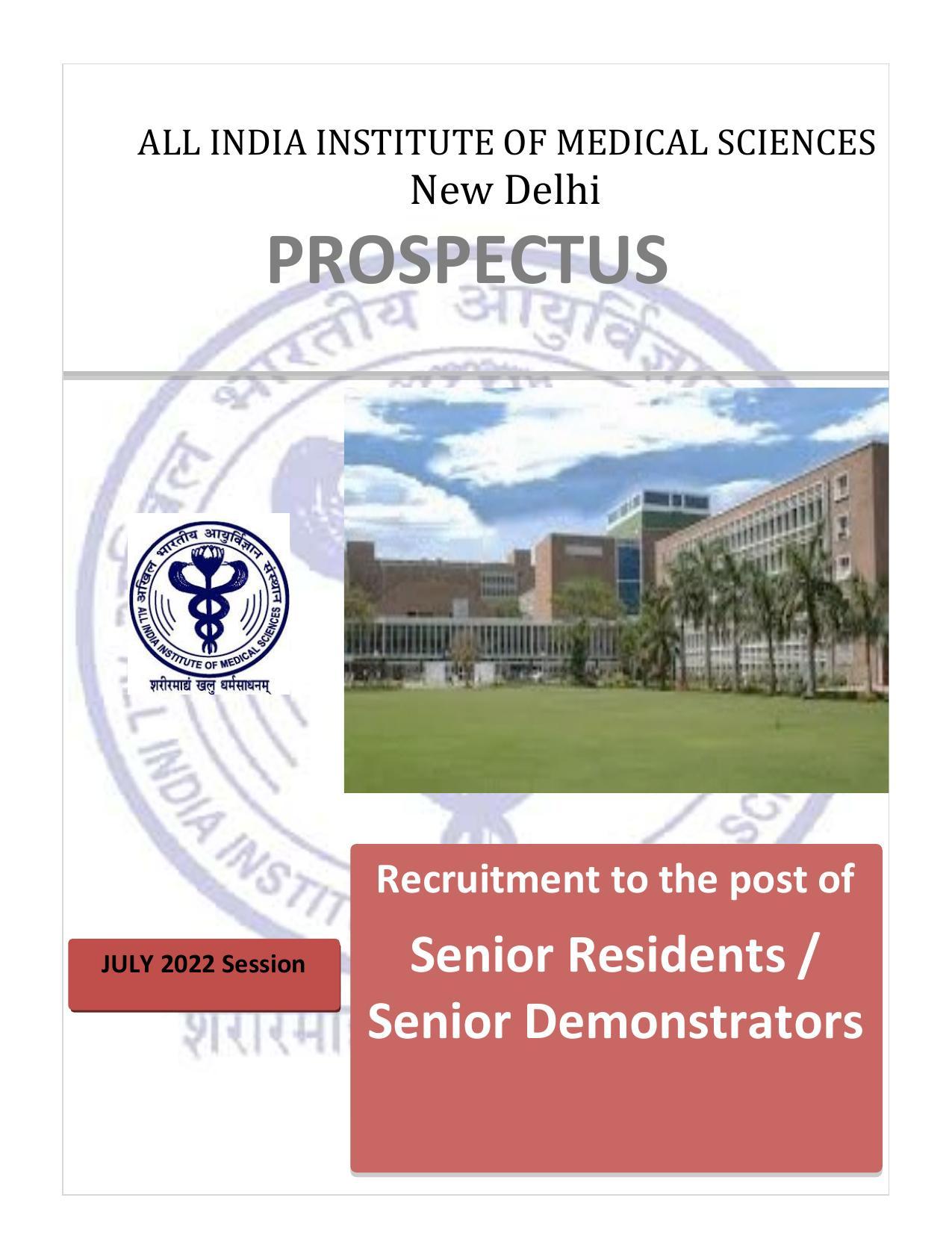 AIIMS Delhi SR/SD Recruitment 2022 [410 Posts] - Page 4