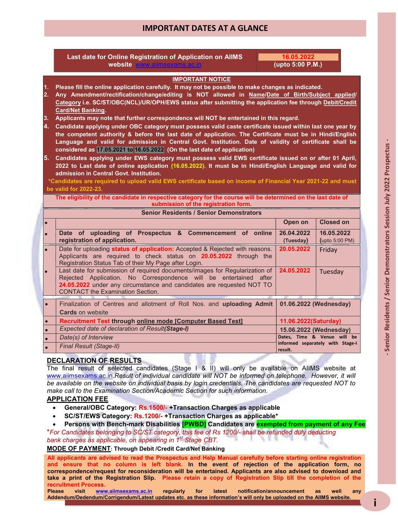 AIIMS Delhi SR/SD Recruitment 2022 [410 Posts] - Page 12