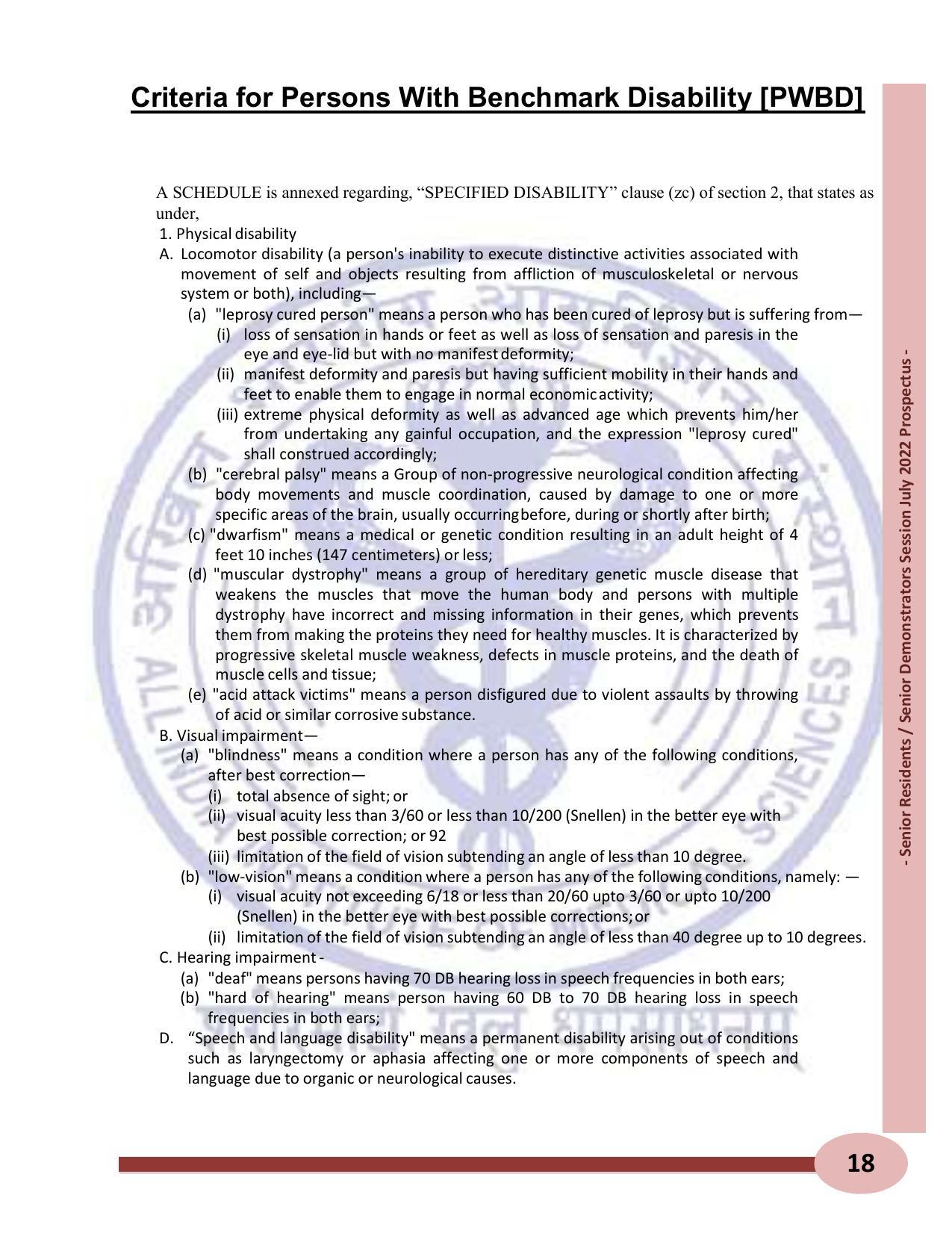AIIMS Delhi SR/SD Recruitment 2022 [410 Posts] - Page 28