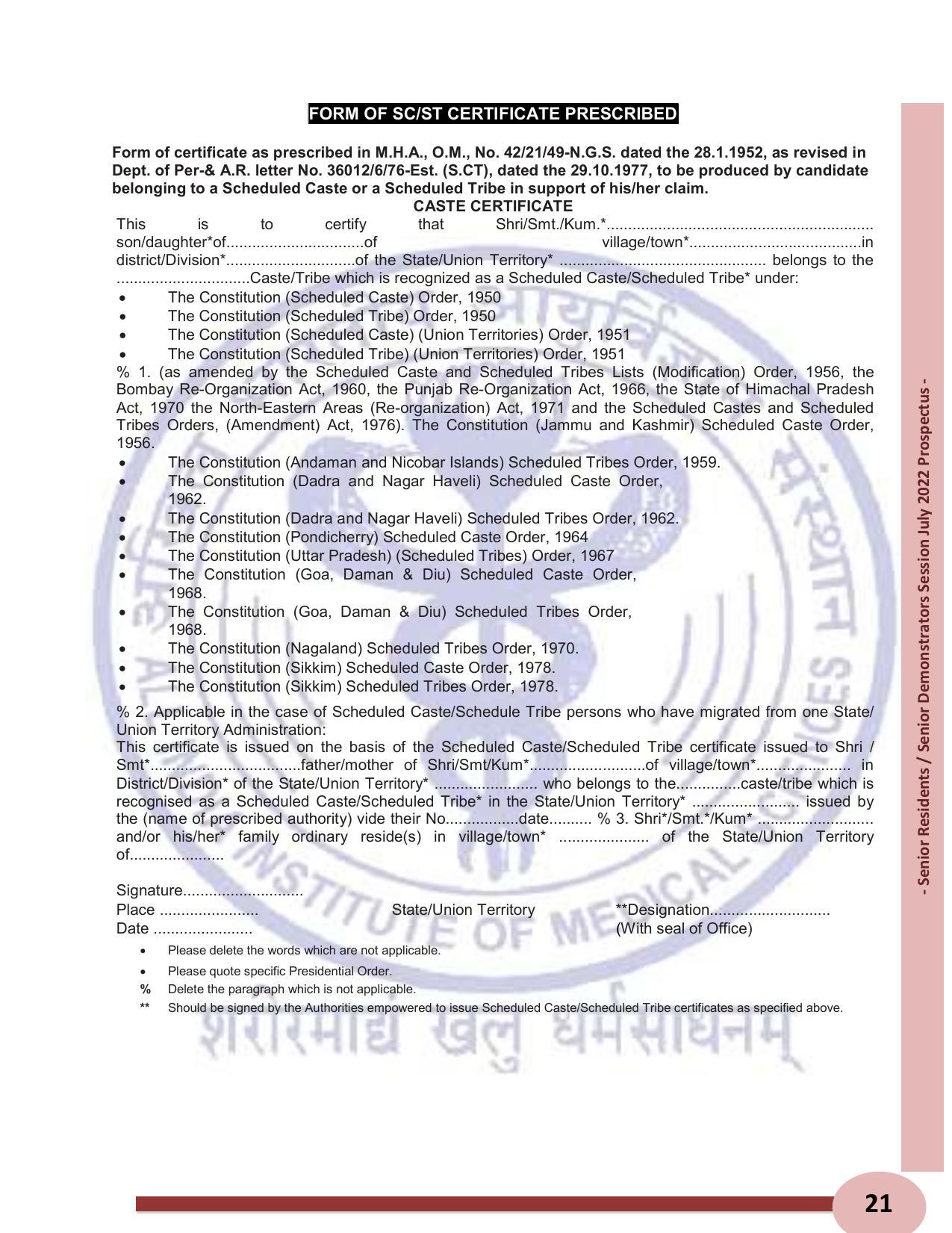 AIIMS Delhi SR/SD Recruitment 2022 [410 Posts] - Page 5